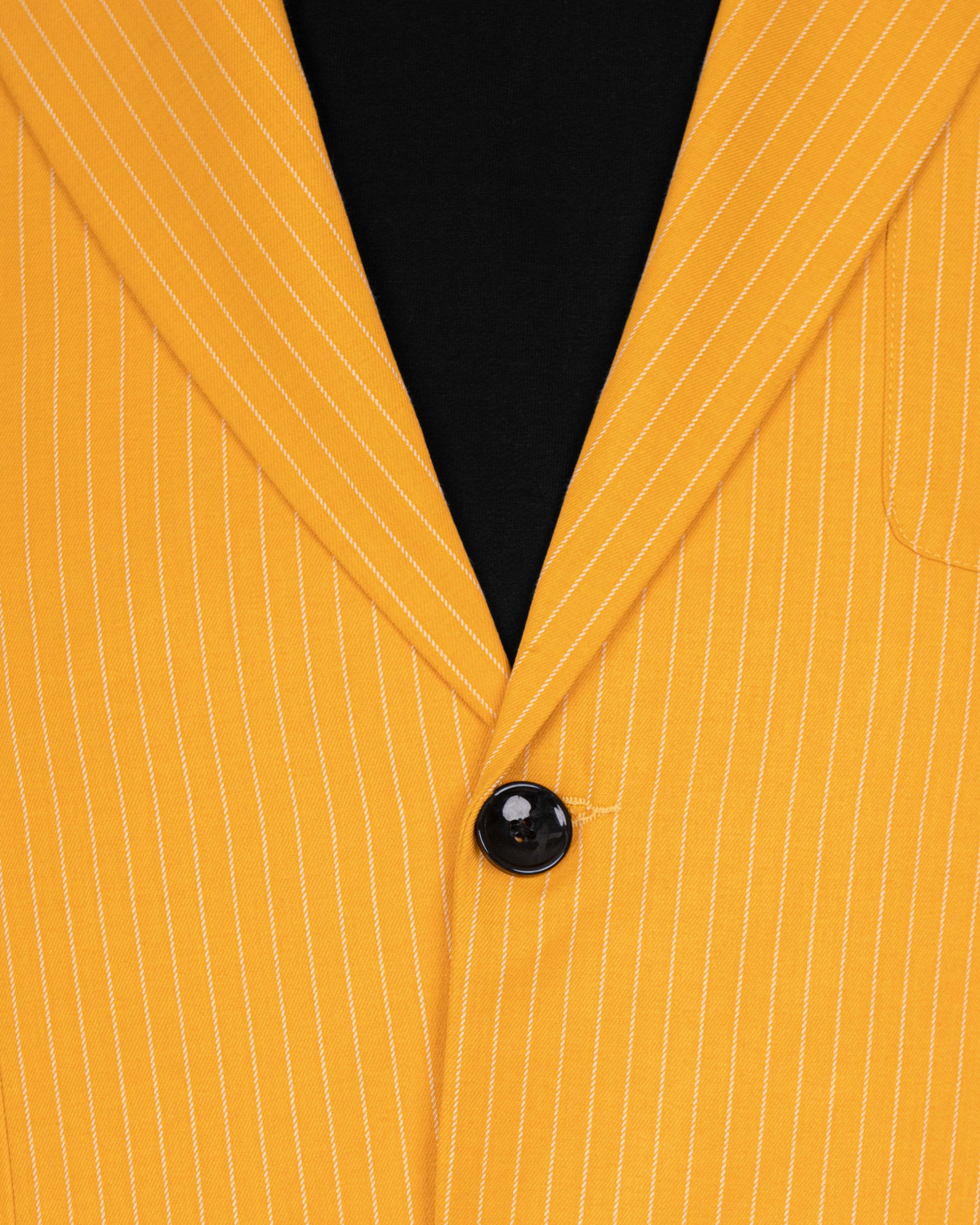 Sunshine yellow Woolrich Striped Sports Blazer