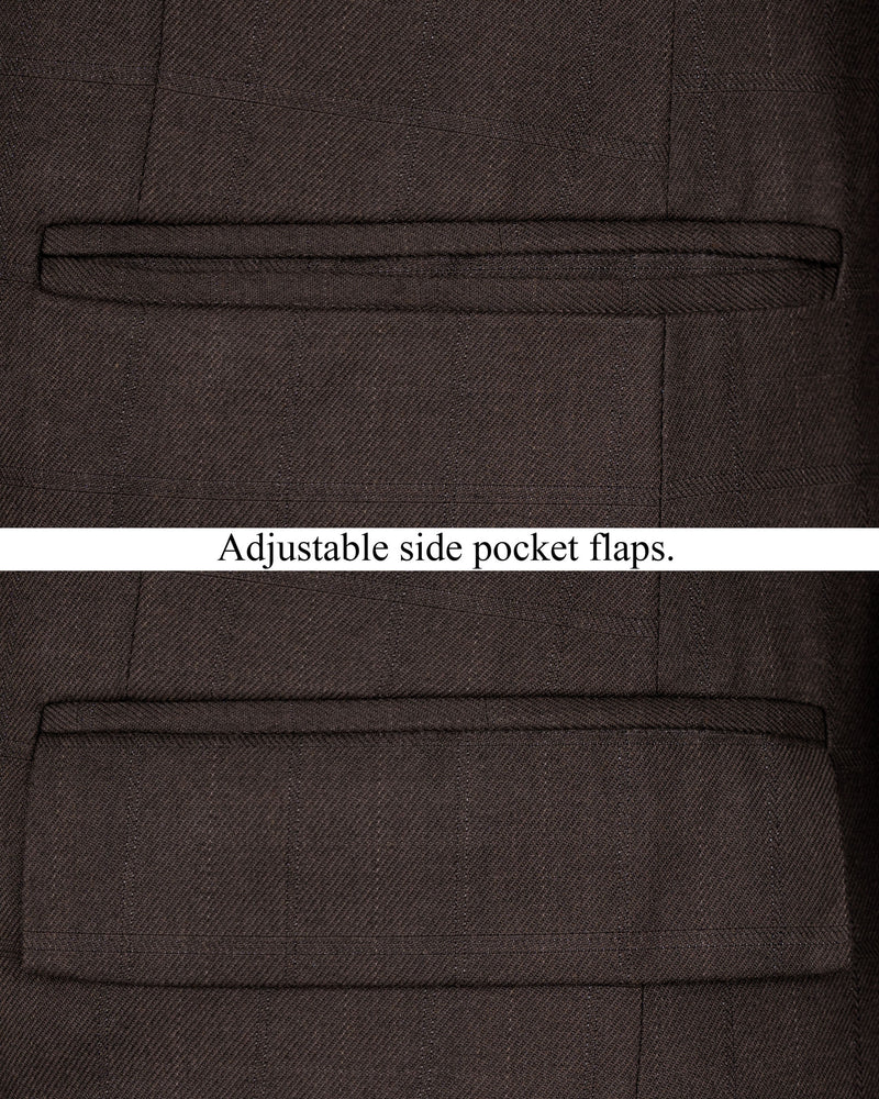 Rebel Brown subtle windowpane Woolrich Designer Blazer BL1578-SBP-D7-36, BL1578-SBP-D7-38, BL1578-SBP-D7-40, BL1578-SBP-D7-42, BL1578-SBP-D7-44, BL1578-SBP-D7-46, BL1578-SBP-D7-48, BL1578-SBP-D7-50, BL1578-SBP-D7-52, BL1578-SBP-D7-54, BL1578-SBP-D7-56, BL1578-SBP-D7-58, BL1578-SBP-D7-60