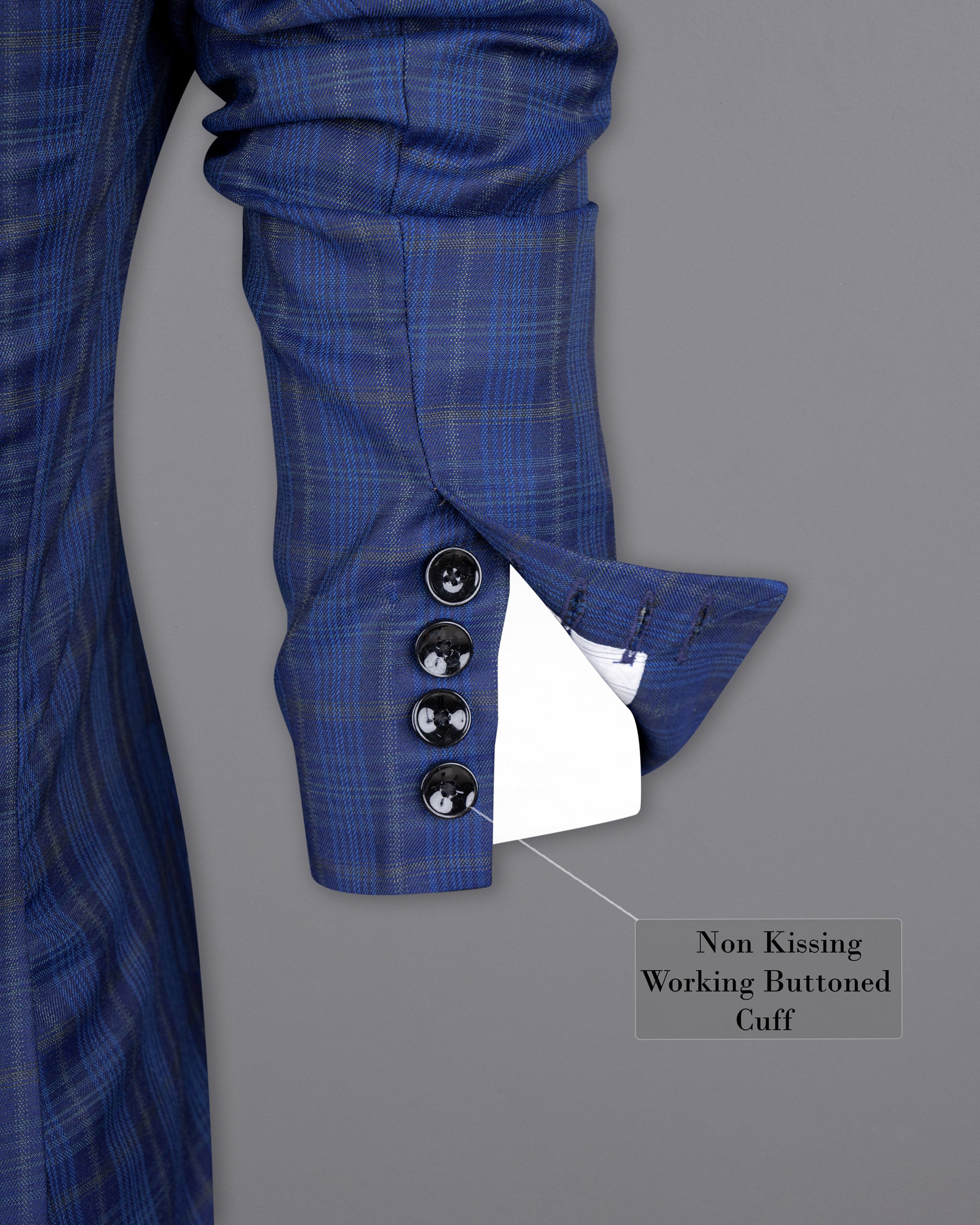 Cloud Burst Blue Plaid Wool Rich Blazer BL1592-SB-36, BL1592-SB-38, BL1592-SB-40, BL1592-SB-42, BL1592-SB-44, BL1592-SB-46, BL1592-SB-48, BL1592-SB-50, BL1592-SB-52, BL1592-SB-54, BL1592-SB-56, BL1592-SB-58, BL1592-SB-60