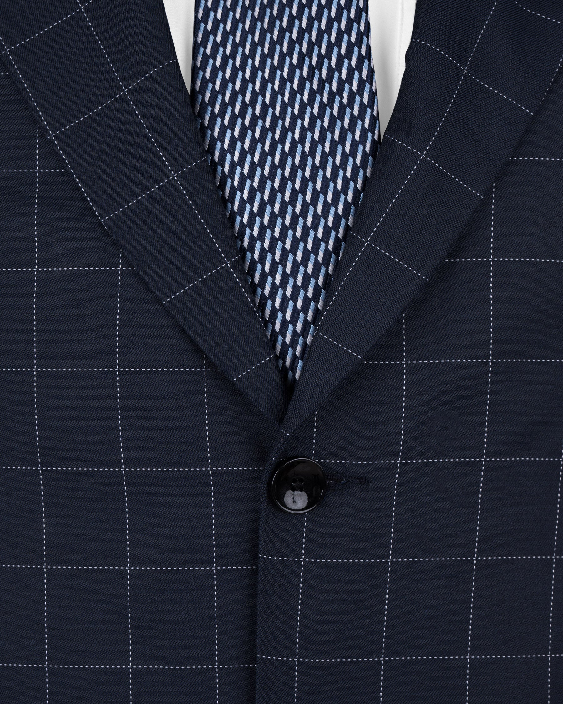 Shark Blue windowpane Wool Rich Blazer BL1594-SB-36, BL1594-SB-38, BL1594-SB-40, BL1594-SB-42, BL1594-SB-44, BL1594-SB-46, BL1594-SB-48, BL1594-SB-50, BL1594-SB-52, BL1594-SB-54, BL1594-SB-56, BL1594-SB-58, BL1594-SB-60