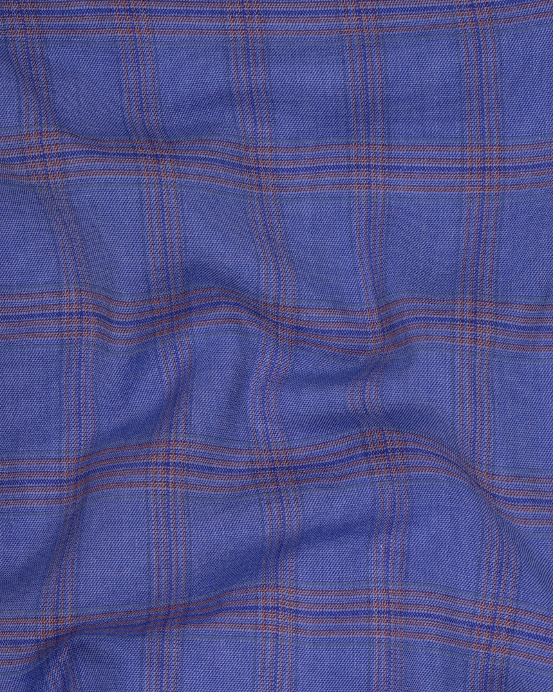 East Bay Blue Super fine Windowpane Wool Rich Blazer BL1612-SBP-36, BL1612-SBP-38, BL1612-SBP-40, BL1612-SBP-42, BL1612-SBP-44, BL1612-SBP-46, BL1612-SBP-48, BL1612-SBP-50, BL1612-SBP-52, BL1612-SBP-54, BL1612-SBP-56, BL1612-SBP-58, BL1612-SBP-60