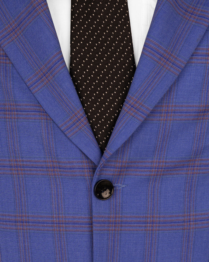 East Bay Blue Super fine Windowpane Wool Rich Blazer BL1612-SBP-36, BL1612-SBP-38, BL1612-SBP-40, BL1612-SBP-42, BL1612-SBP-44, BL1612-SBP-46, BL1612-SBP-48, BL1612-SBP-50, BL1612-SBP-52, BL1612-SBP-54, BL1612-SBP-56, BL1612-SBP-58, BL1612-SBP-60