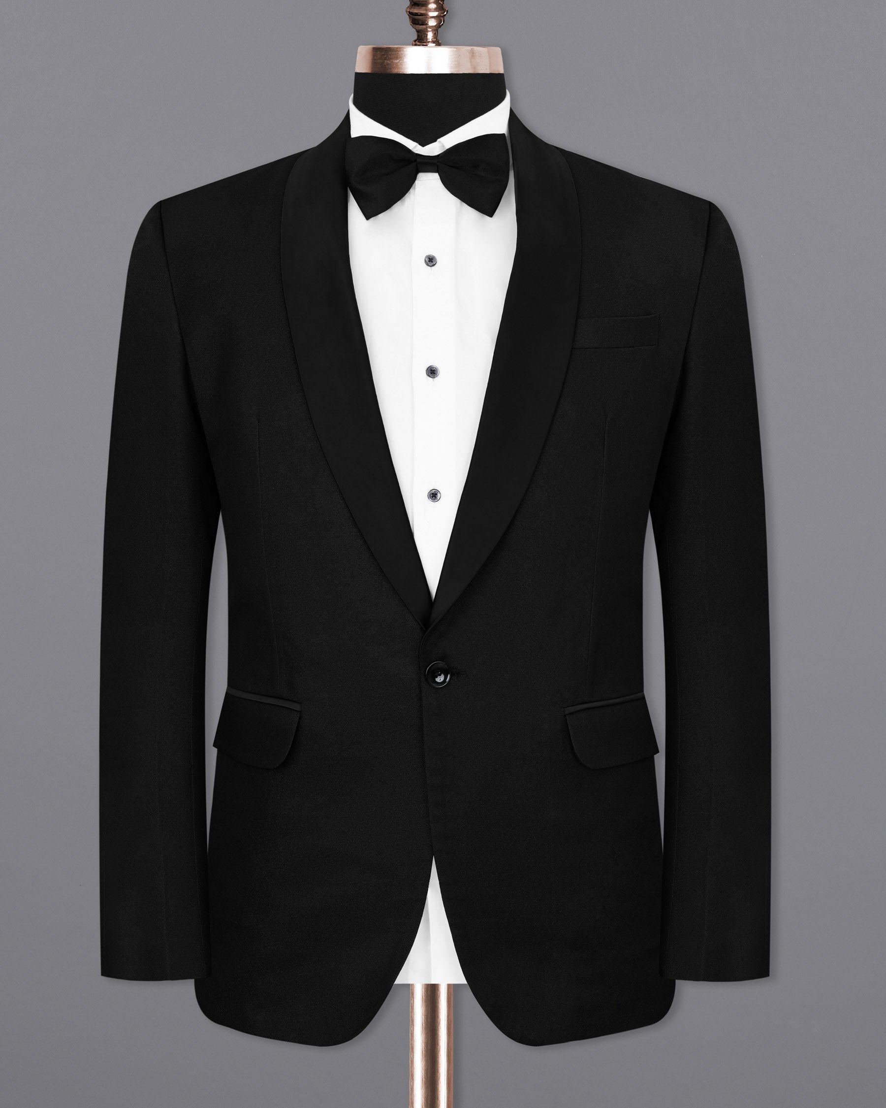 Black Tuxedo,3 Piece, Silver Beaded Blazer