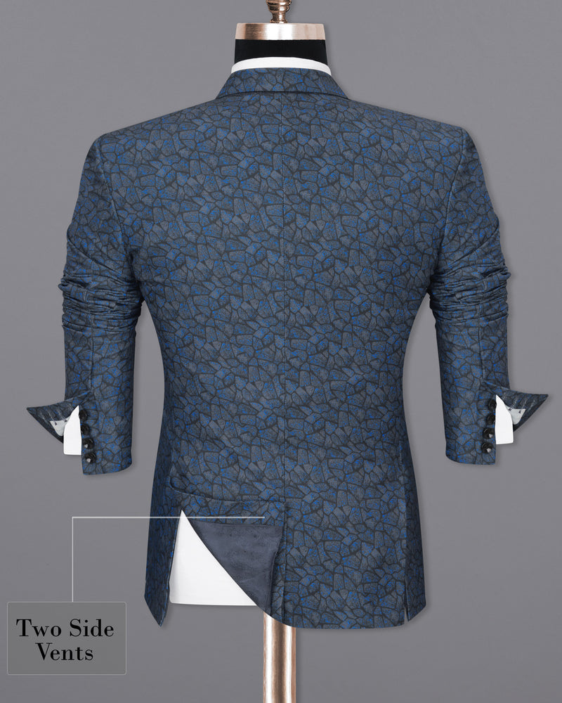 Arsenic with Mirage Black Designer Blazer BL1820-SB-36, BL1820-SB-38, BL1820-SB-40, BL1820-SB-42, BL1820-SB-44, BL1820-SB-46, BL1820-SB-48, BL1820-SB-50, BL1820-SB-52, BL1820-SB-54, BL1820-SB-56, BL1820-SB-58, BL1820-SB-60