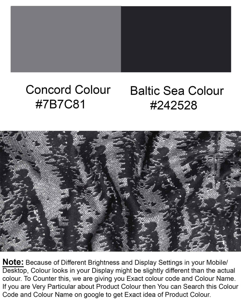 Concord Gray and Baltic Sea Black velvet Designer Blazer BL1821-SB-36, BL1821-SB-38, BL1821-SB-40, BL1821-SB-42, BL1821-SB-44, BL1821-SB-46, BL1821-SB-48, BL1821-SB-50, BL1821-SB-52, BL1821-SB-54, BL1821-SB-56, BL1821-SB-58, BL1821-SB-60