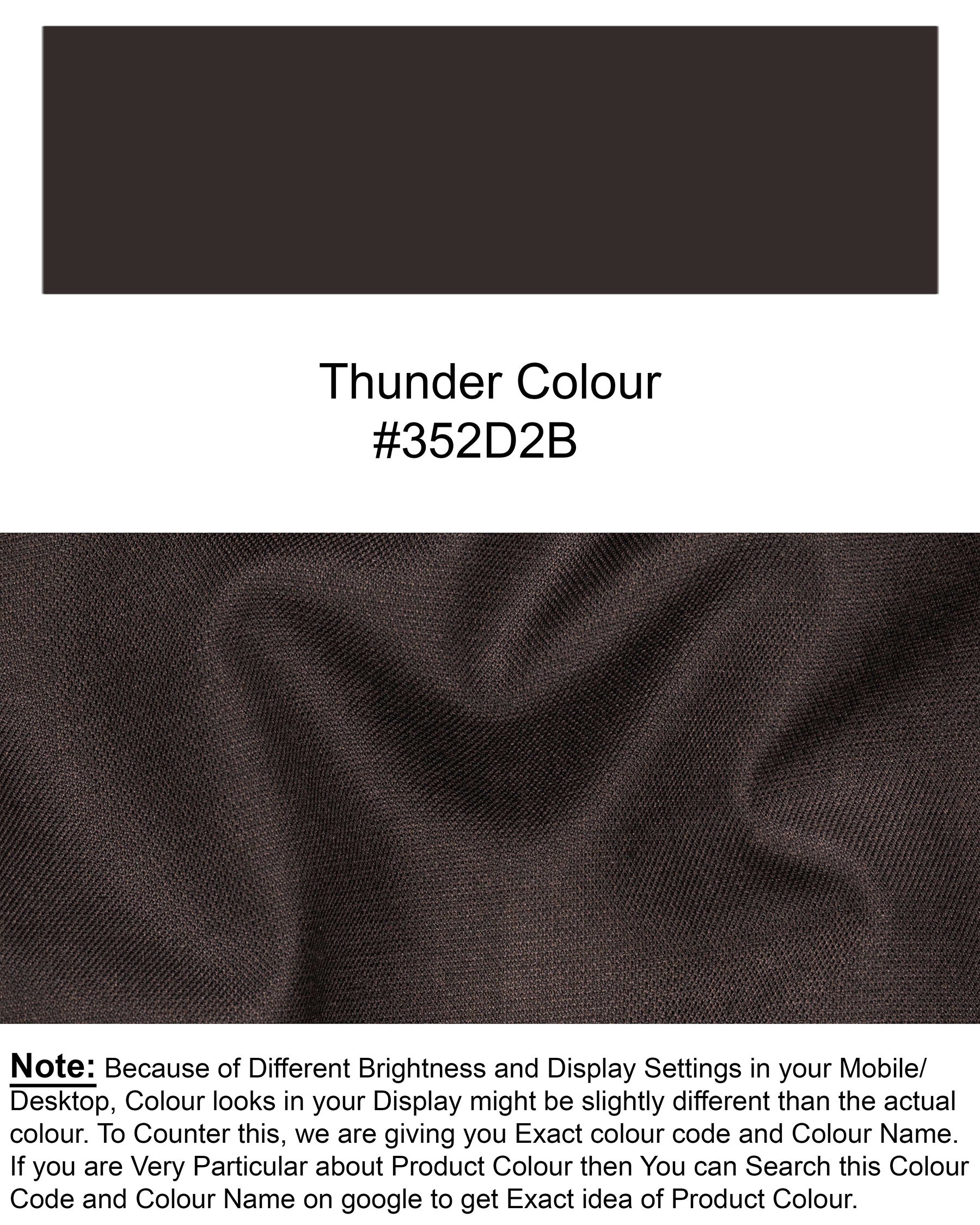 Thunder Brown Single Breasted Blazer BL1833-SB-36, BL1833-SB-38, BL1833-SB-40, BL1833-SB-42, BL1833-SB-44, BL1833-SB-46, BL1833-SB-48, BL1833-SB-50, BL1833-SB-52, BL1833-SB-54, BL1833-SB-56, BL1833-SB-58, BL1833-SB-60