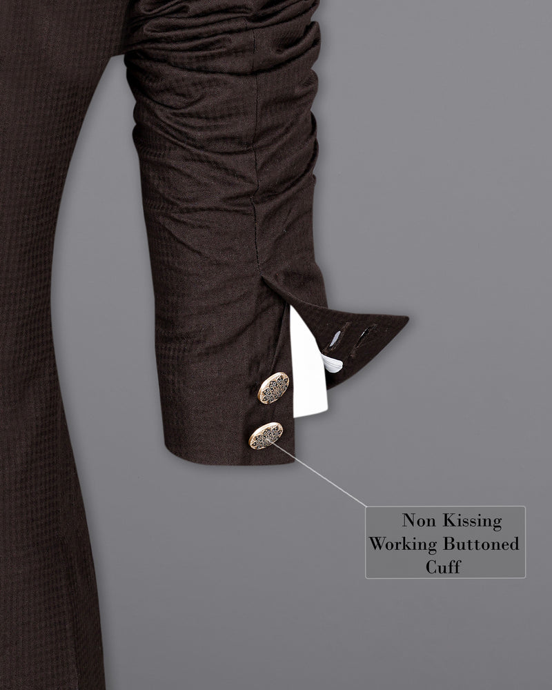 Birch Brown Bandhgala Sports Blazer BL1861-BG-D41-36, BL1861-BG-D41-38, BL1861-BG-D41-40, BL1861-BG-D41-42, BL1861-BG-D41-44, BL1861-BG-D41-46, BL1861-BG-D41-48, BL1861-BG-D41-50, BL1861-BG-D41-52, BL1861-BG-D41-54, BL1861-BG-D41-56, BL1861-BG-D41-58, BL1861-BG-D41-60