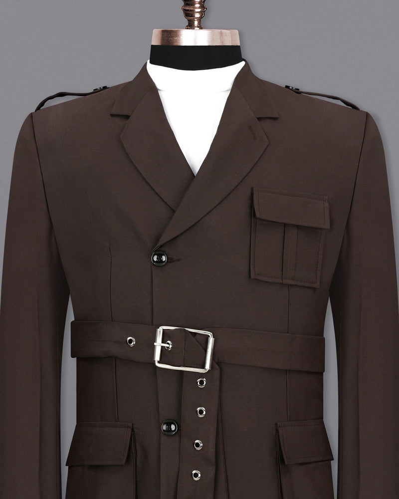 Bistre Brown Designer Sports Blazer BL1870-DB-36,BL1870-DB-38,BL1870-DB-40,BL1870-DB-42,BL1870-DB-44,BL1870-DB-46,BL1870-DB-48,BL1870-DB-50,BL1870-DB-52,BL1870-DB-54,BL1870-DB-56,BL1870-DB-58,BL1870-DB-60