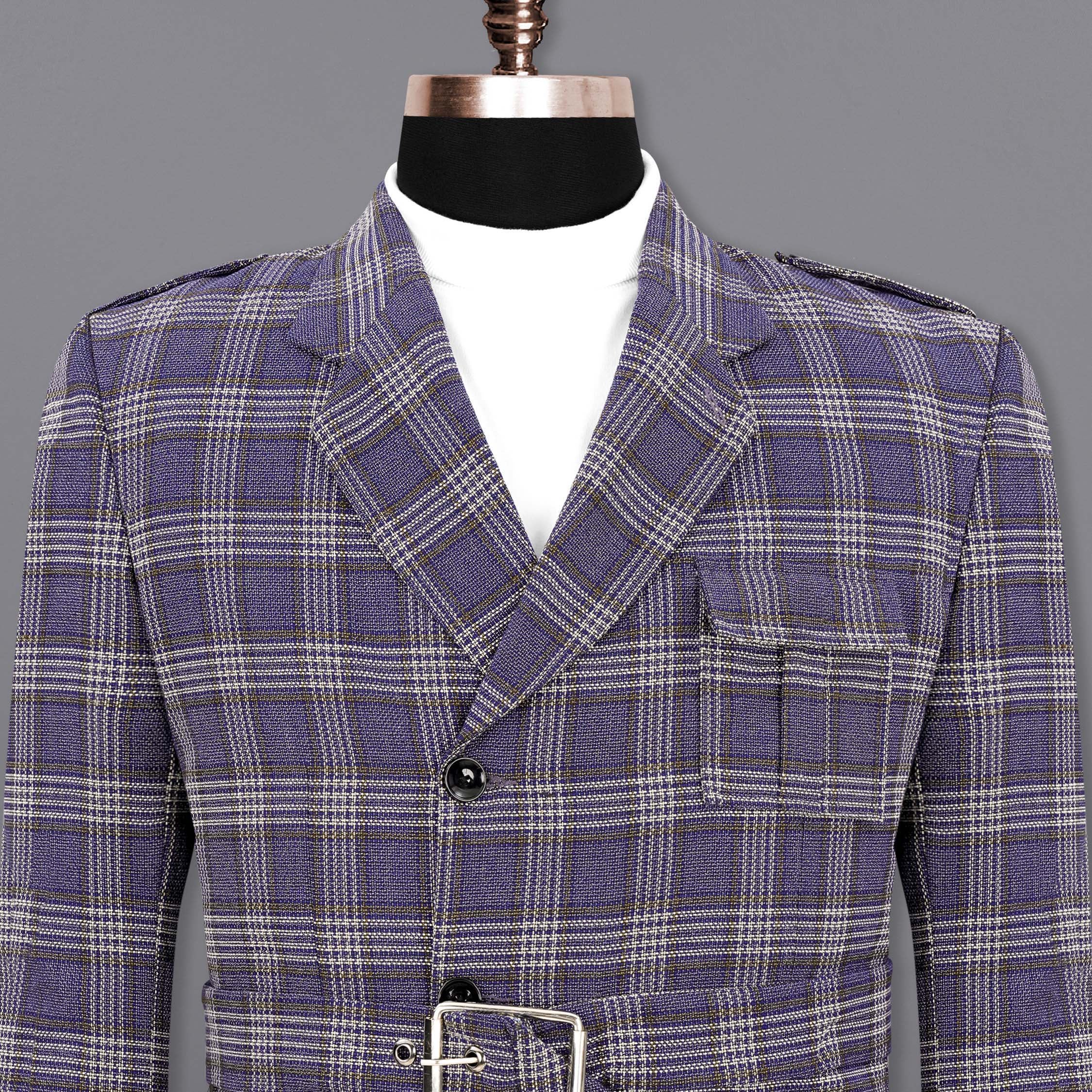 Meteorite Blue Plaid Designer Sports Blazer BL1874-DB-D43-36,BL1874-DB-D43-38,BL1874-DB-D43-40,BL1874-DB-D43-42,BL1874-DB-D43-44,BL1874-DB-D43-46,BL1874-DB-D43-48,BL1874-DB-D43-50,BL1874-DB-D43-52,BL1874-DB-D43-54,BL1874-DB-D43-56,BL1874-DB-D43-58,BL1874-DB-D43-60