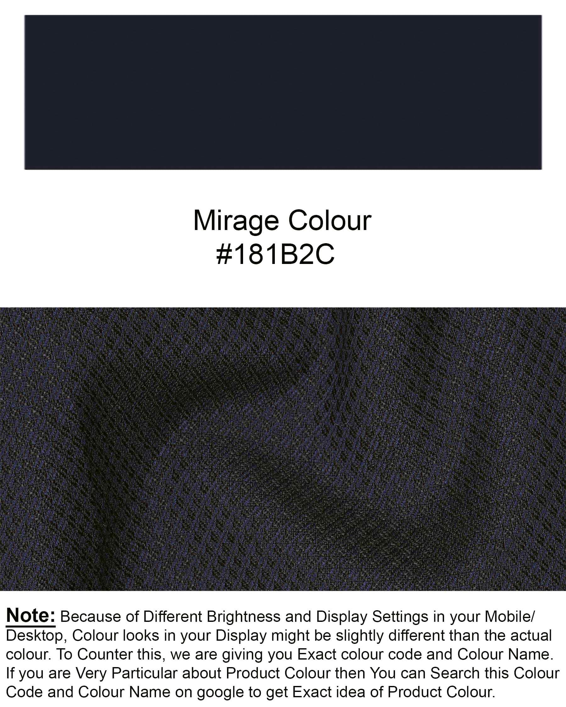 Mirage Blue Diamond Textured Single Breasted Blazer BL1911-SB-36,BL1911-SB-38,BL1911-SB-40,BL1911-SB-42,BL1911-SB-44,BL1911-SB-46,BL1911-SB-48,BL1911-SB-50,BL1911-SB-52,BL1911-SB-54,BL1911-SB-56,BL1911-SB-58,BL1911-SB-60