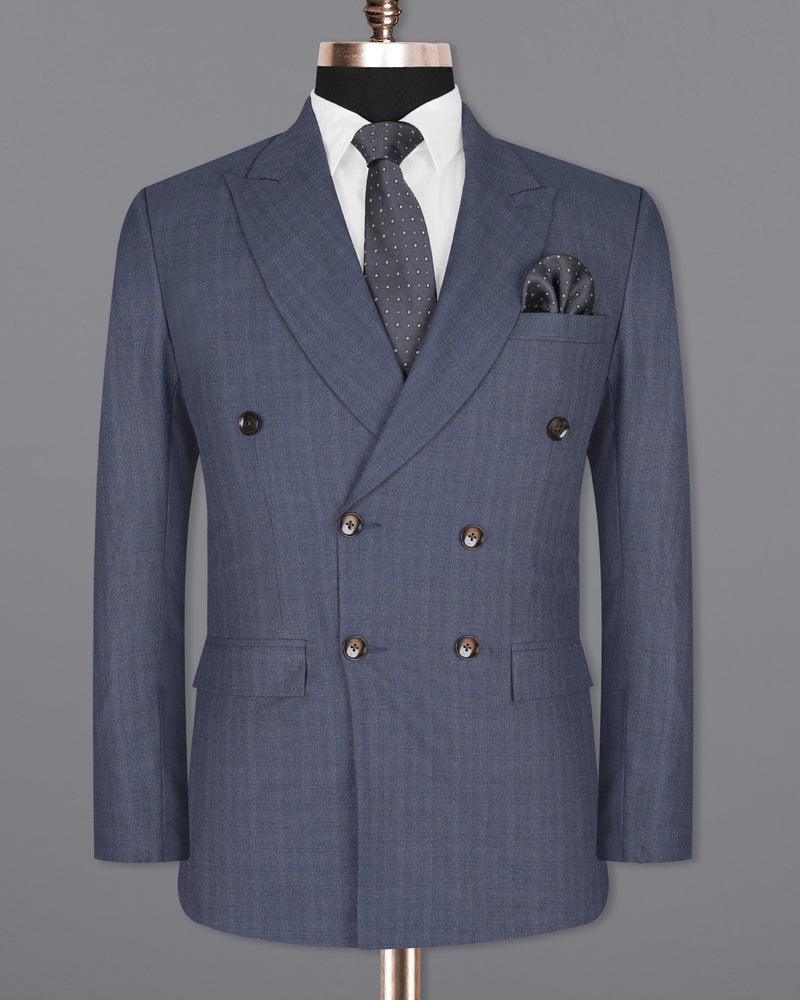 Limed Spruce Blue Double Breasted Blazer BL1930-DB-36,BL1930-DB-38,BL1930-DB-40,BL1930-DB-42,BL1930-DB-44,BL1930-DB-46,BL1930-DB-48,BL1930-DB-50,BL1930-DB-52,BL1930-DB-54,BL1930-DB-56,BL1930-DB-58,BL1930-DB-60