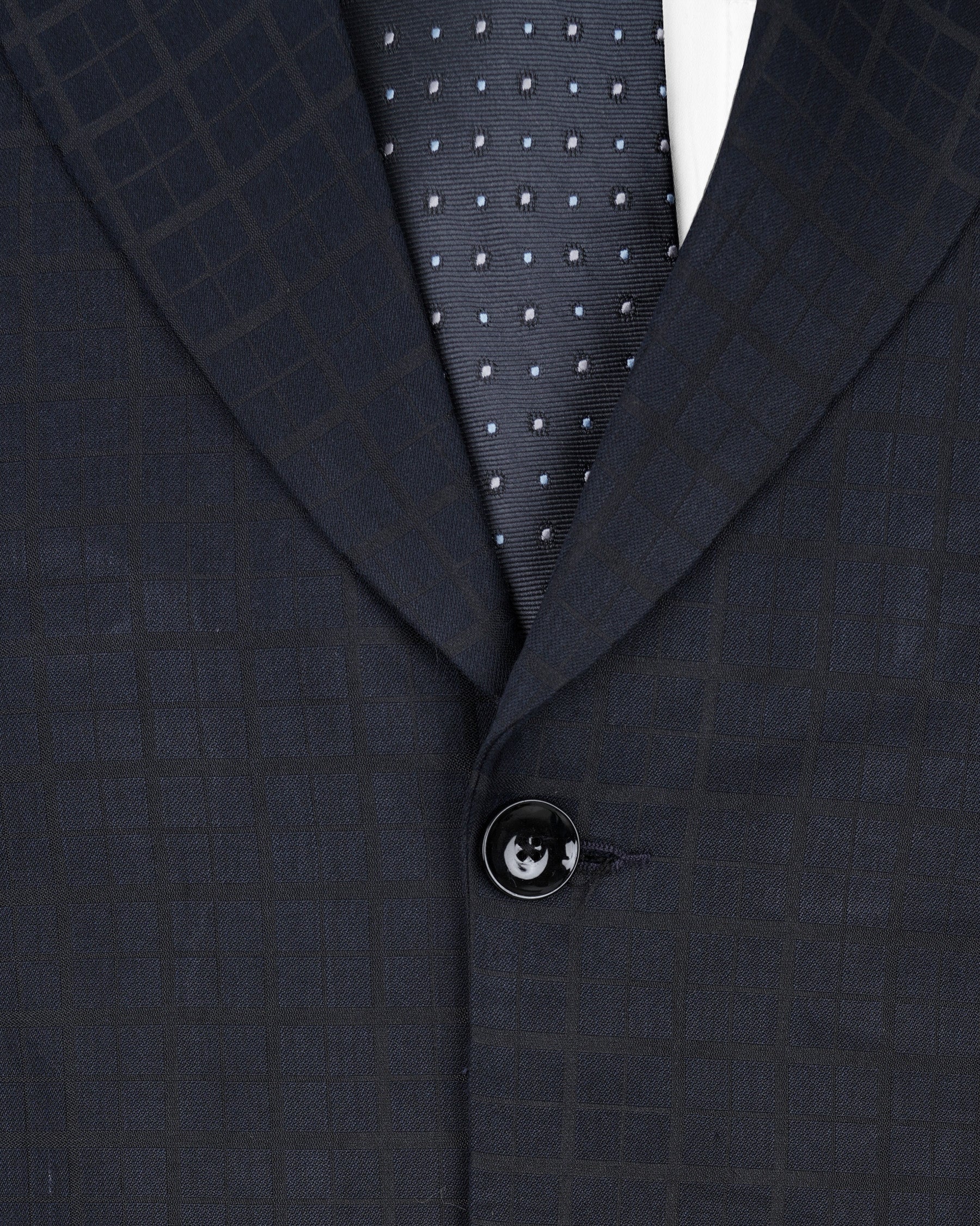 Bleached Cedar Navy Blue subtle Plaid Single Breasted Blazer BL1938-SB-36,BL1938-SB-38,BL1938-SB-40,BL1938-SB-42,BL1938-SB-44,BL1938-SB-46,BL1938-SB-48,BL1938-SB-50,BL1938-SB-52,BL1938-SB-54,BL1938-SB-56,BL1938-SB-58,BL1938-SB-60