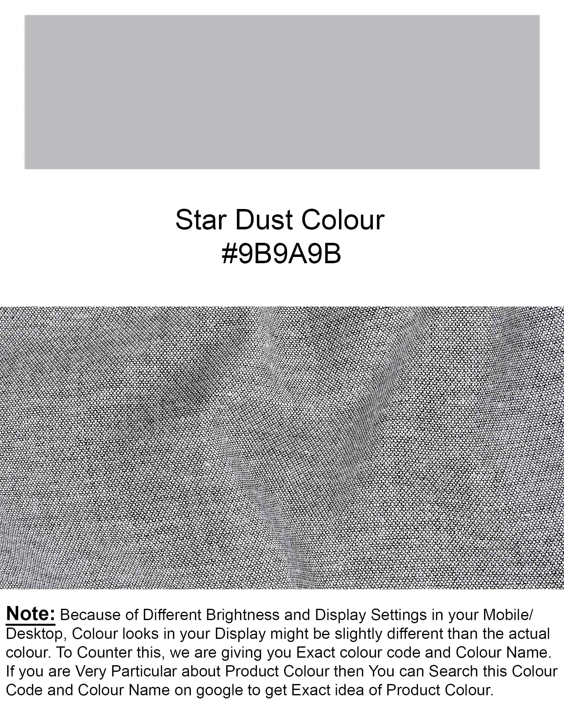 Star Dust Gray Cross Buttoned Bandhgala Premium Cotton Blazer BL1957-CBG2-36, BL1957-CBG2-38, BL1957-CBG2-40, BL1957-CBG2-42, BL1957-CBG2-44, BL1957-CBG2-46, BL1957-CBG2-48, BL1957-CBG2-50, BL1957-CBG2-52, BL1957-CBG2-54, BL1957-CBG2-56, BL1957-CBG2-58, BL1957-CBG2-60