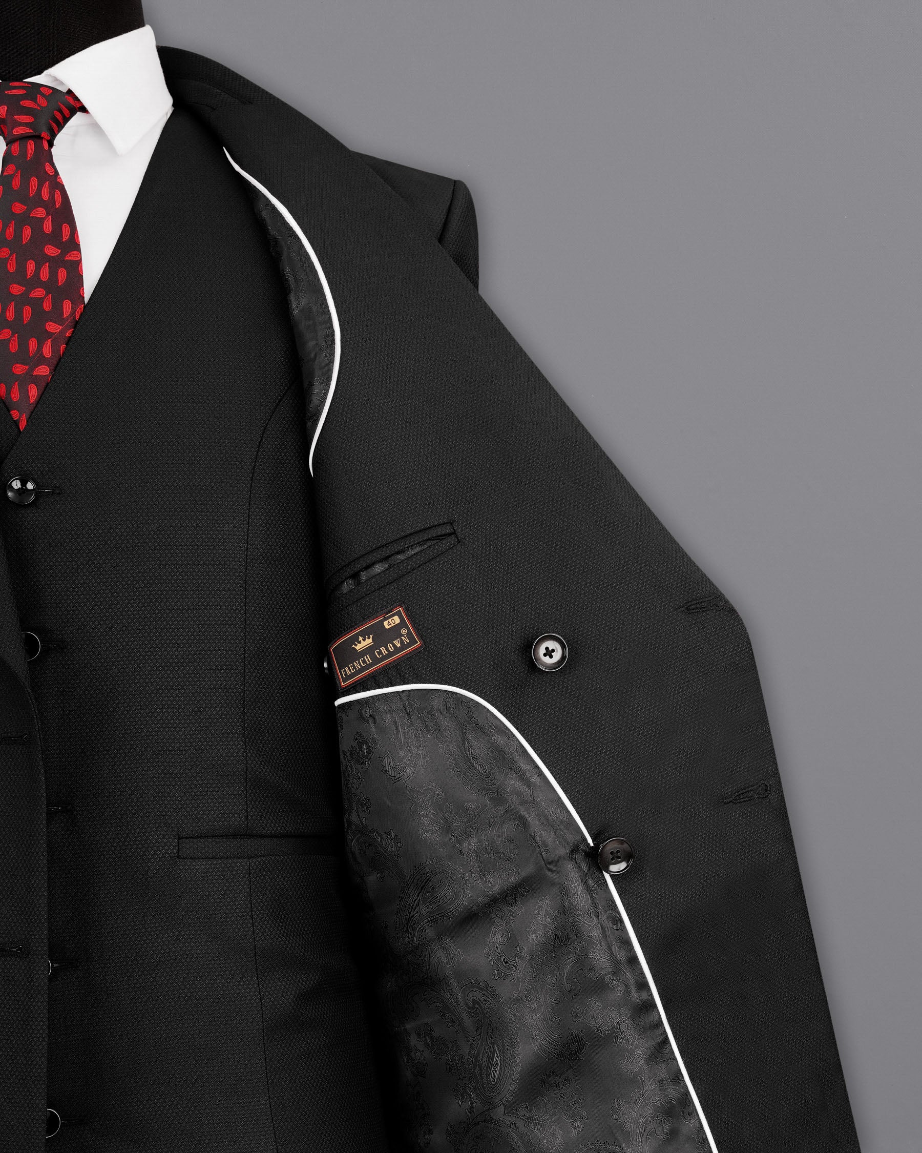 【Rrrr】DOUBLE LAPELED DOUBLE BREASTED Peach Double Breasted Suit – JPR Styling