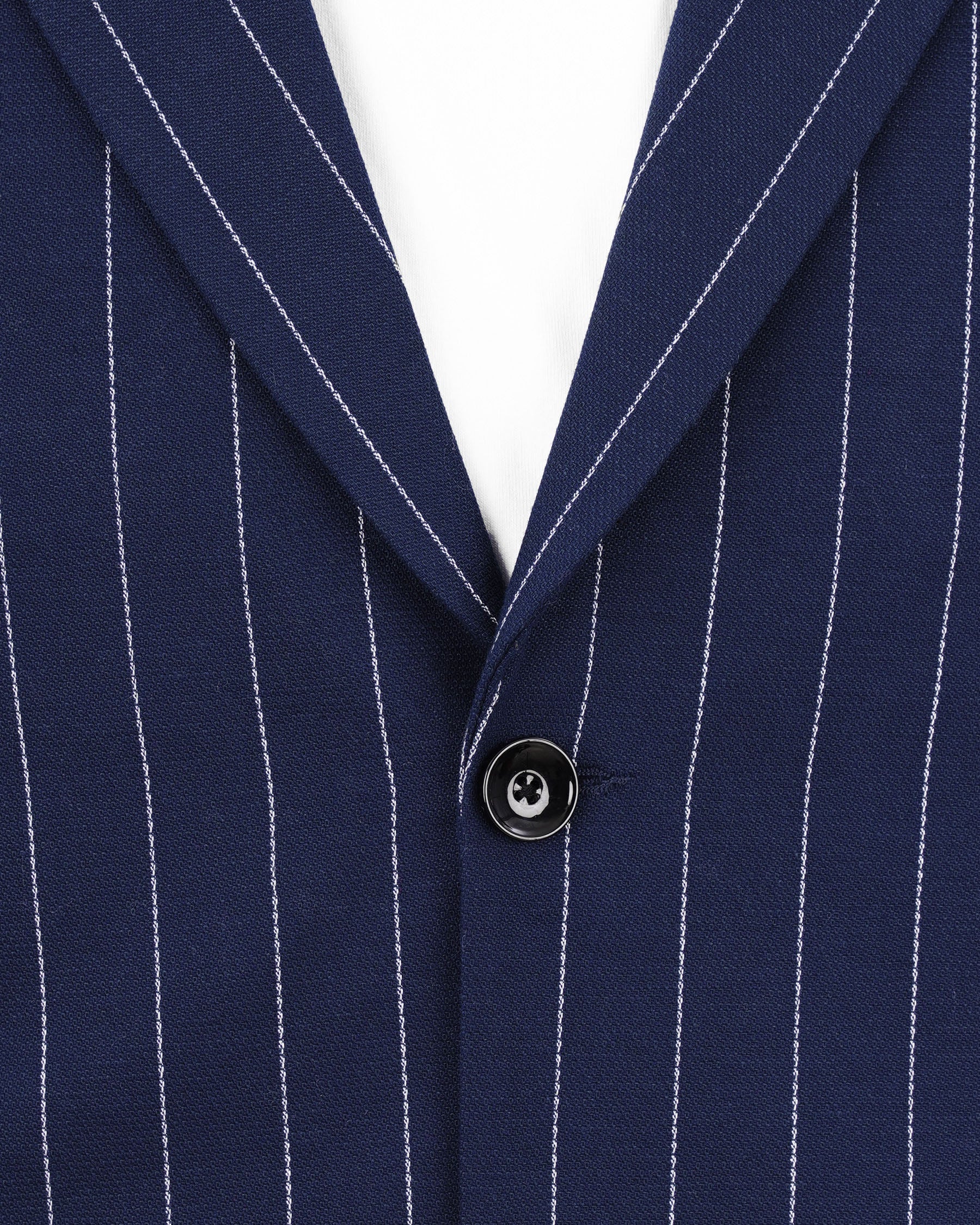 Zodiac Blue Striped Single Breasted Blazer BL1983-SB-36, BL1983-SB-38, BL1983-SB-40, BL1983-SB-42, BL1983-SB-44, BL1983-SB-46, BL1983-SB-48, BL1983-SB-50, BL1983-SB-52, BL1983-SB-54, BL1983-SB-56, BL1983-SB-58, BL1983-SB-60