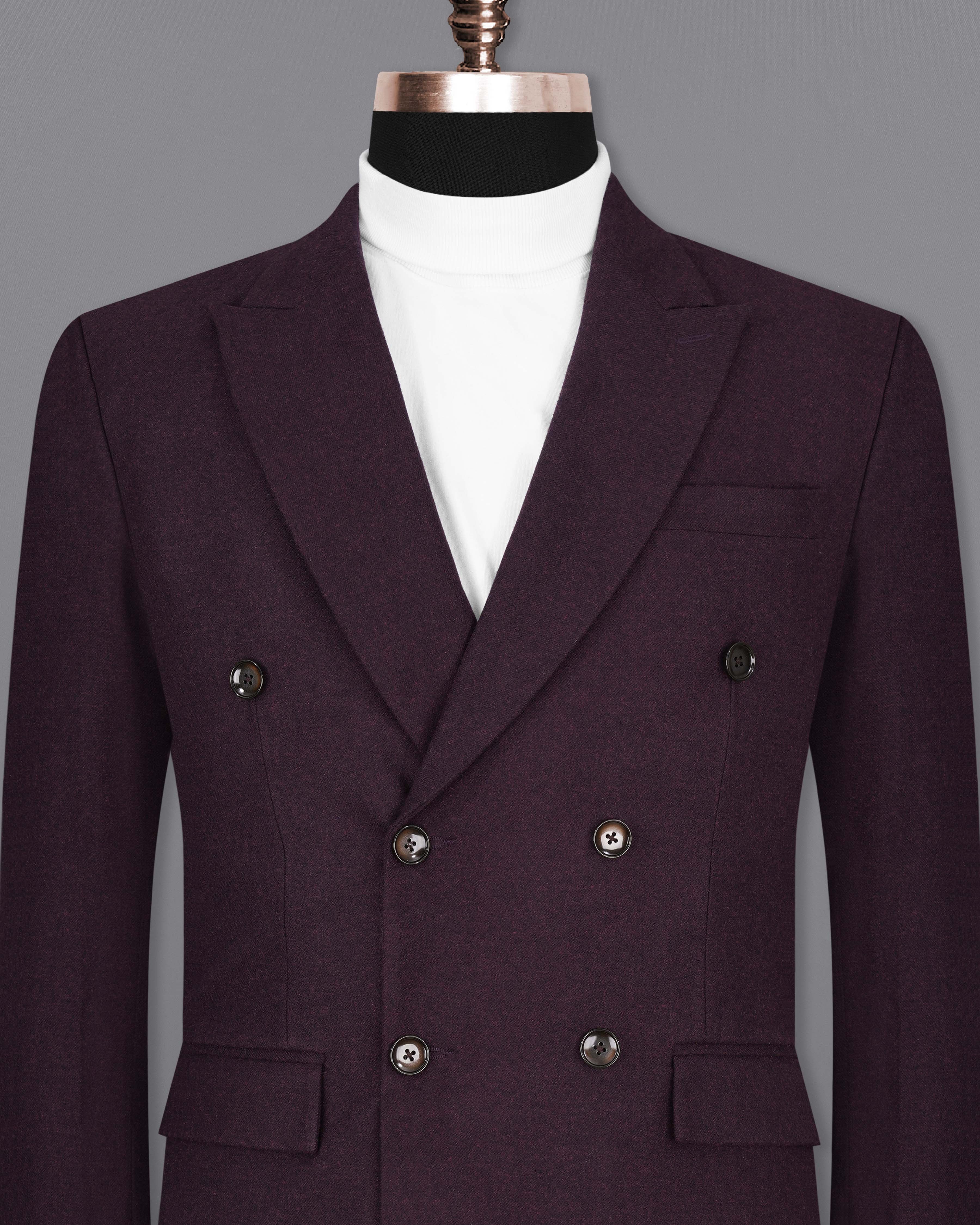 Toledo Wine Pure Wool Double Breasted Blazer BL2067-DB-36, BL2067-DB-38, BL2067-DB-40, BL2067-DB-42, BL2067-DB-44, BL2067-DB-46, BL2067-DB-48, BL2067-DB-50, BL2067-DB-52, BL2067-DB-54, BL2067-DB-56, BL2067-DB-58, BL2067-DB-60