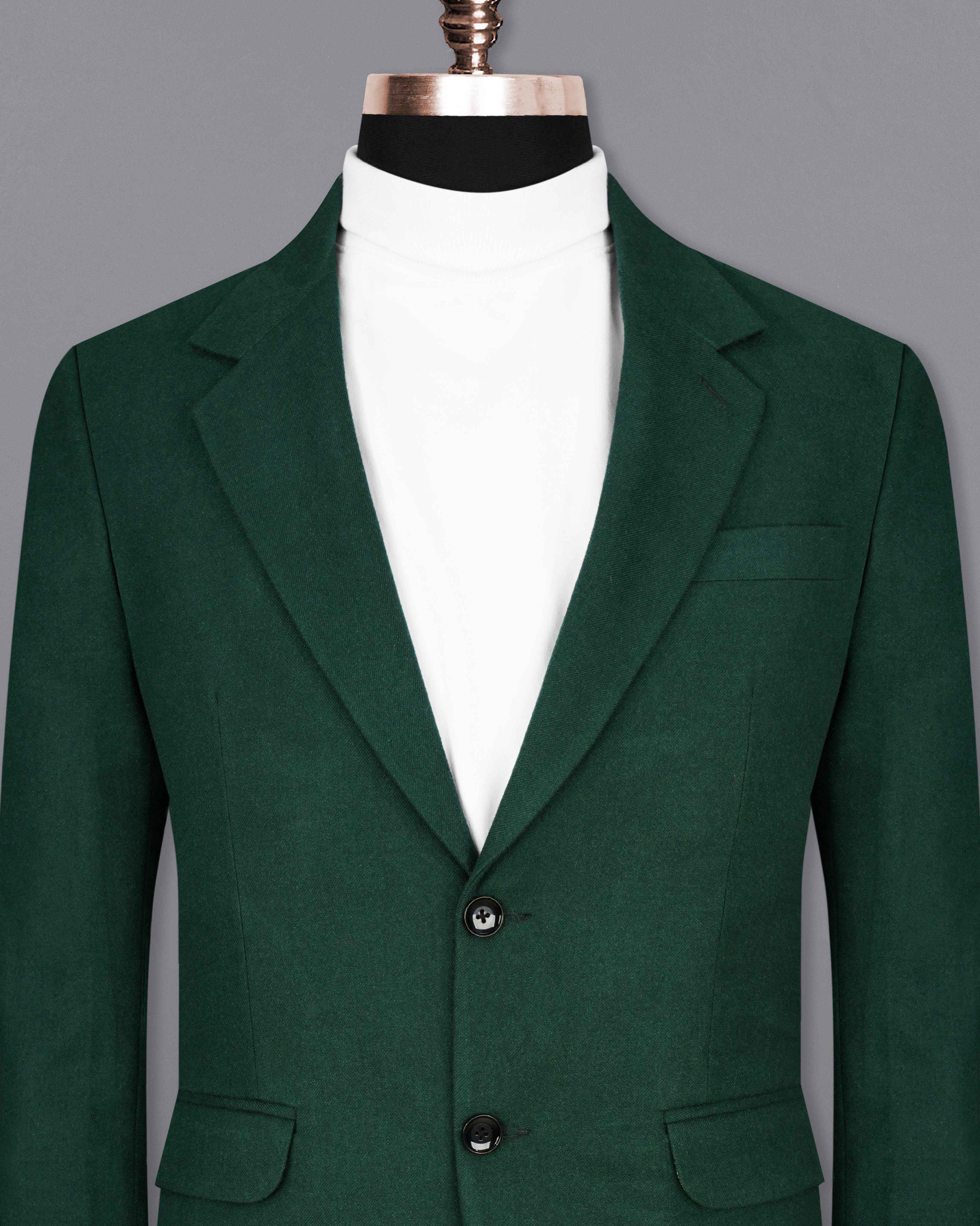 Celtic Green Single Breasted Blazer BL2069-SB-36, BL2069-SB-38, BL2069-SB-40, BL2069-SB-42, BL2069-SB-44, BL2069-SB-46, BL2069-SB-48, BL2069-SB-50, BL2069-SB-52, BL2069-SB-54, BL2069-SB-56, BL2069-SB-58, BL2069-SB-60