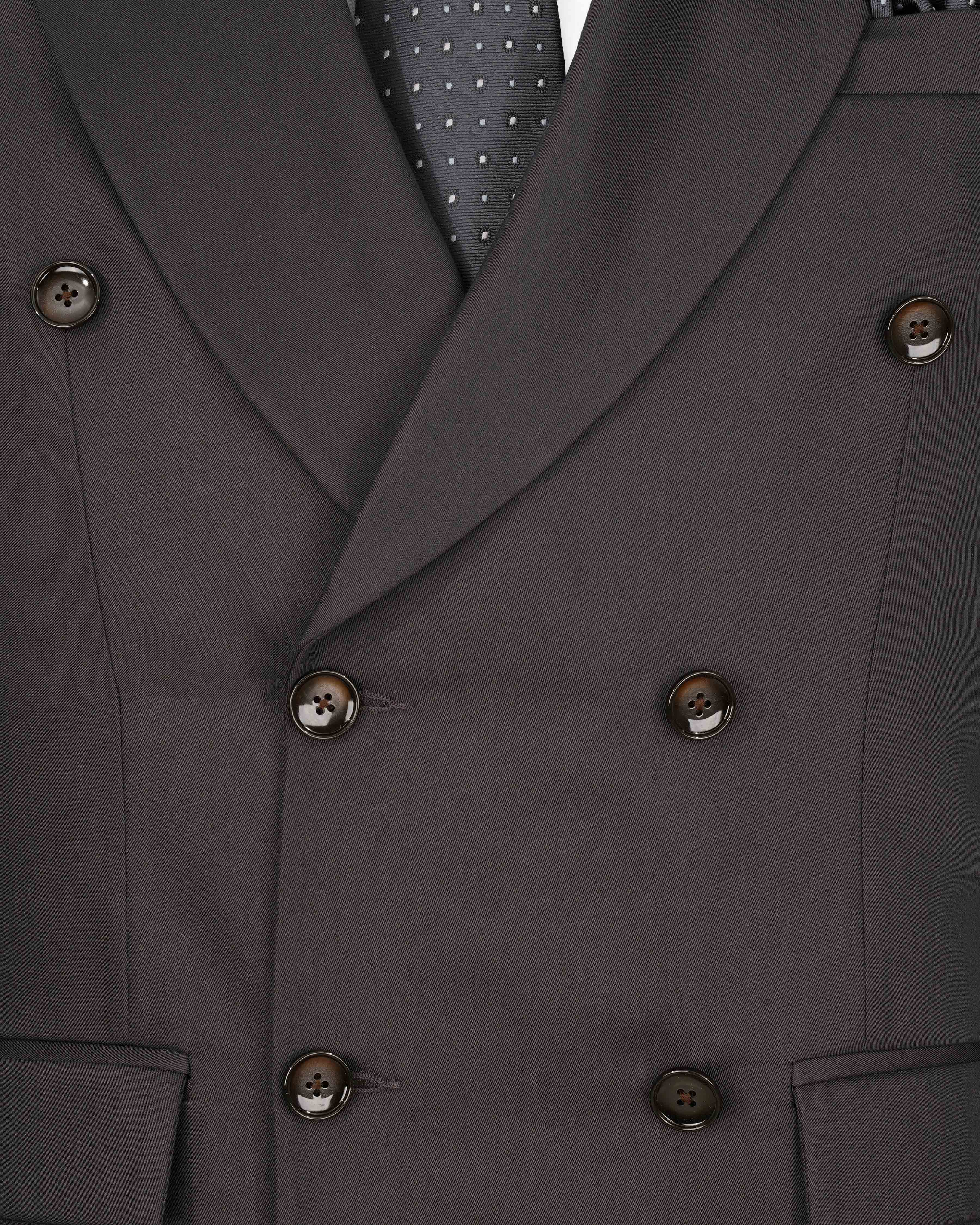 Mine Shaft Brown Double Breasted Blazer BL2077-DB-36, BL2077-DB-38, BL2077-DB-40, BL2077-DB-42, BL2077-DB-44, BL2077-DB-46, BL2077-DB-48, BL2077-DB-50, BL2077-DB-52, BL2077-DB-54, BL2077-DB-56, BL2077-DB-58, BL2077-DB-60