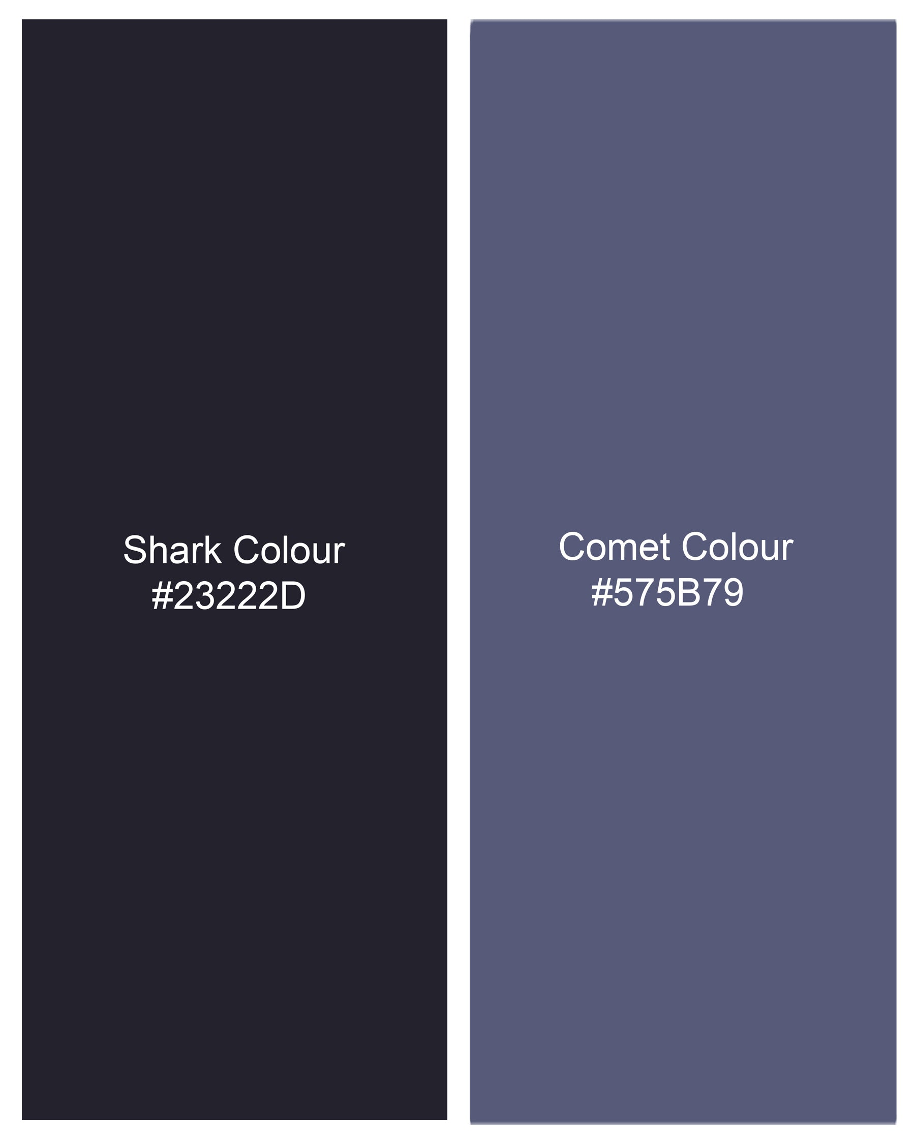 Shark Navy Blue with Comet Blue Paisley Textured Denim Designer Bandhgala Indo-Western Blazer BL2176-BG-36,BL2176-BG-38,BL2176-BG-40,BL2176-BG-42,BL2176-BG-44,BL2176-BG-46,BL2176-BG-48,BL2176-BG-50,BL2176-BG-52,BL2176-BG-54,BL2176-BG-56,BL2176-BG-58,BL2176-BG-60