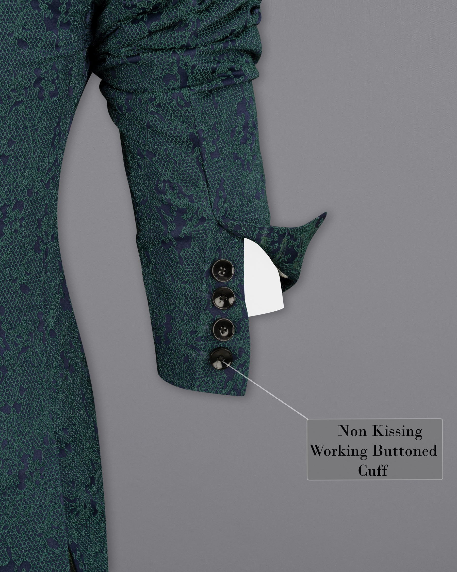 Timber Green Ditsy Textured Jacquard Single Breasted Designer Blazer BL2177-SB-36,BL2177-SB-38,BL2177-SB-40,BL2177-SB-42,BL2177-SB-44,BL2177-SB-46,BL2177-SB-48,BL2177-SB-50,BL2177-SB-52,BL2177-SB-54,BL2177-SB-56,BL2177-SB-58,BL2177-SB-60