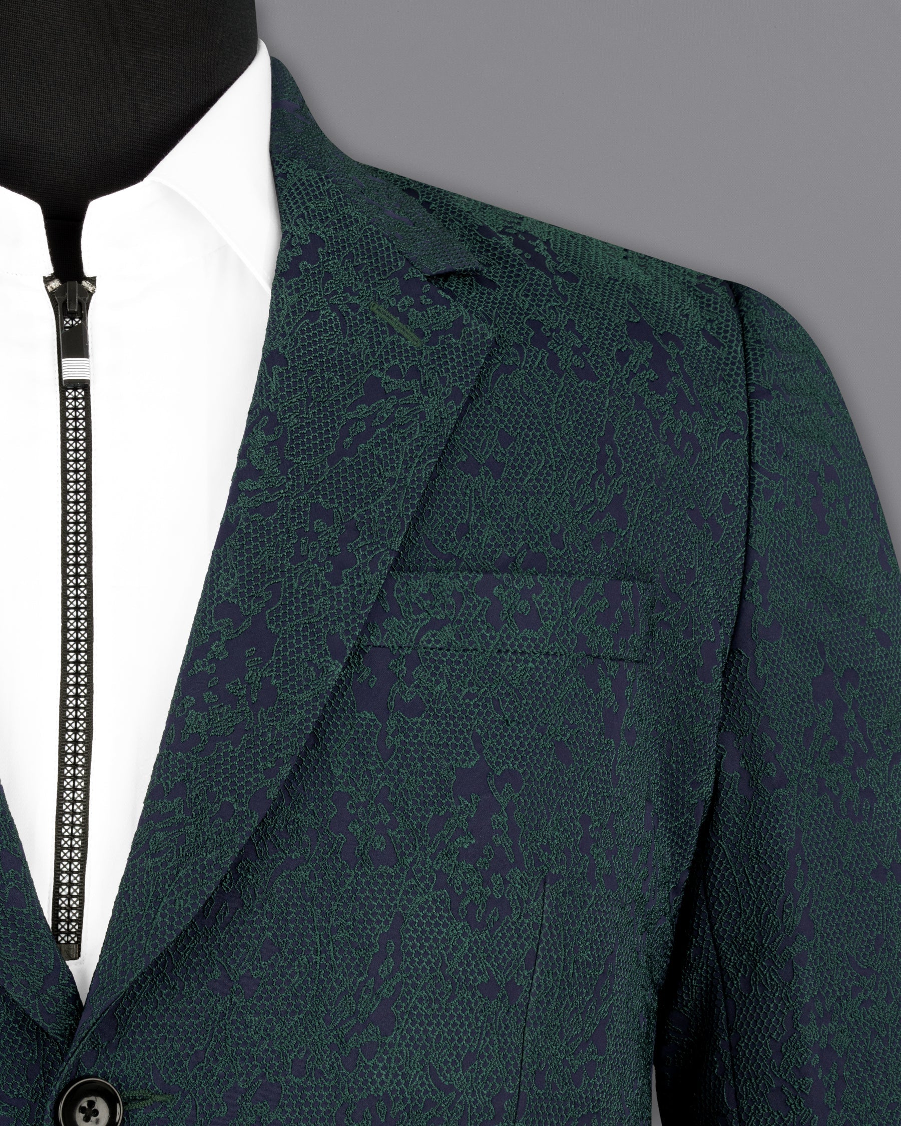 Timber Green Ditsy Textured Jacquard Single Breasted Designer Blazer BL2177-SB-36,BL2177-SB-38,BL2177-SB-40,BL2177-SB-42,BL2177-SB-44,BL2177-SB-46,BL2177-SB-48,BL2177-SB-50,BL2177-SB-52,BL2177-SB-54,BL2177-SB-56,BL2177-SB-58,BL2177-SB-60