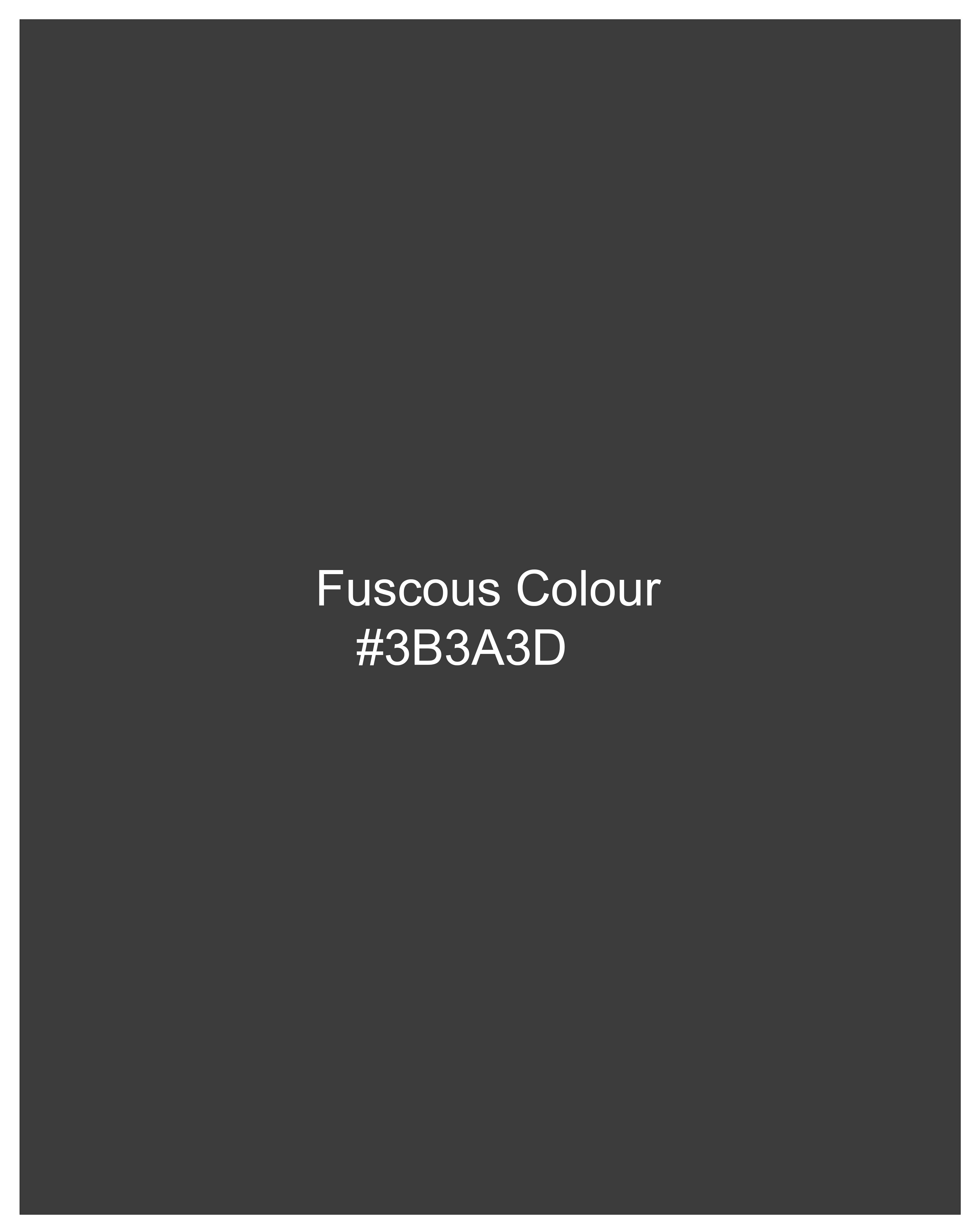 Fuscous Gray Cross Buttoned Bandhgala Blazer BL2284-CBG-36, BL2284-CBG-38, BL2284-CBG-40, BL2284-CBG-42, BL2284-CBG-44, BL2284-CBG-46, BL2284-CBG-48, BL2284-CBG-50, BL2284-CBG-52, BL2284-CBG-54, BL2284-CBG-56, BL2284-CBG-58, BL2284-CBG-60