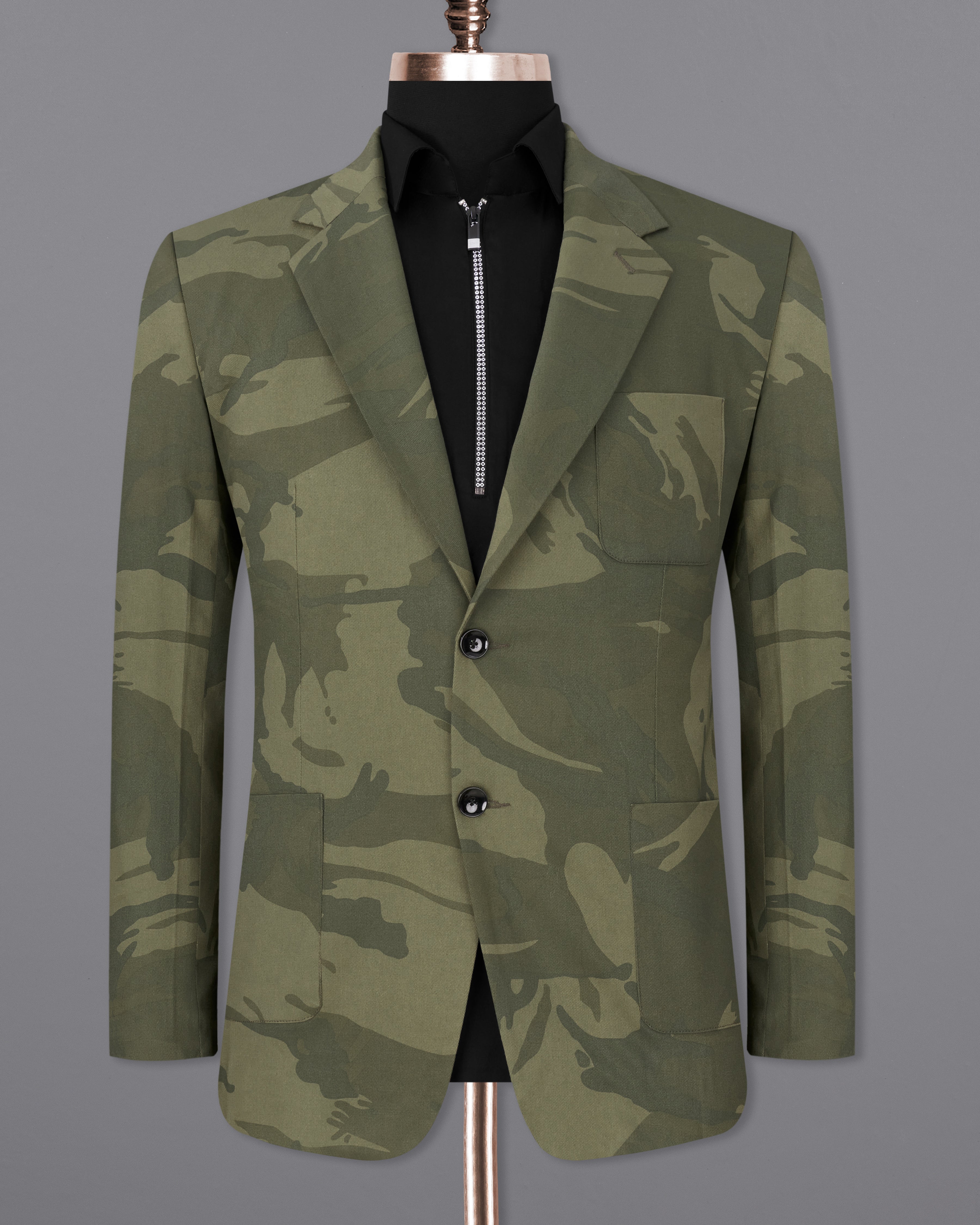 Sandstone with Taupe Green Camouflage Premium Cotton Designer Sports Blazer BL2302-SB-PP-36, BL2302-SB-PP-38, BL2302-SB-PP-40, BL2302-SB-PP-42, BL2302-SB-PP-44, BL2302-SB-PP-46, BL2302-SB-PP-48, BL2302-SB-PP-50, BL2302-SB-PP-52, BL2302-SB-PP-54, BL2302-SB-PP-56, BL2302-SB-PP-58, BL2302-SB-PP-60