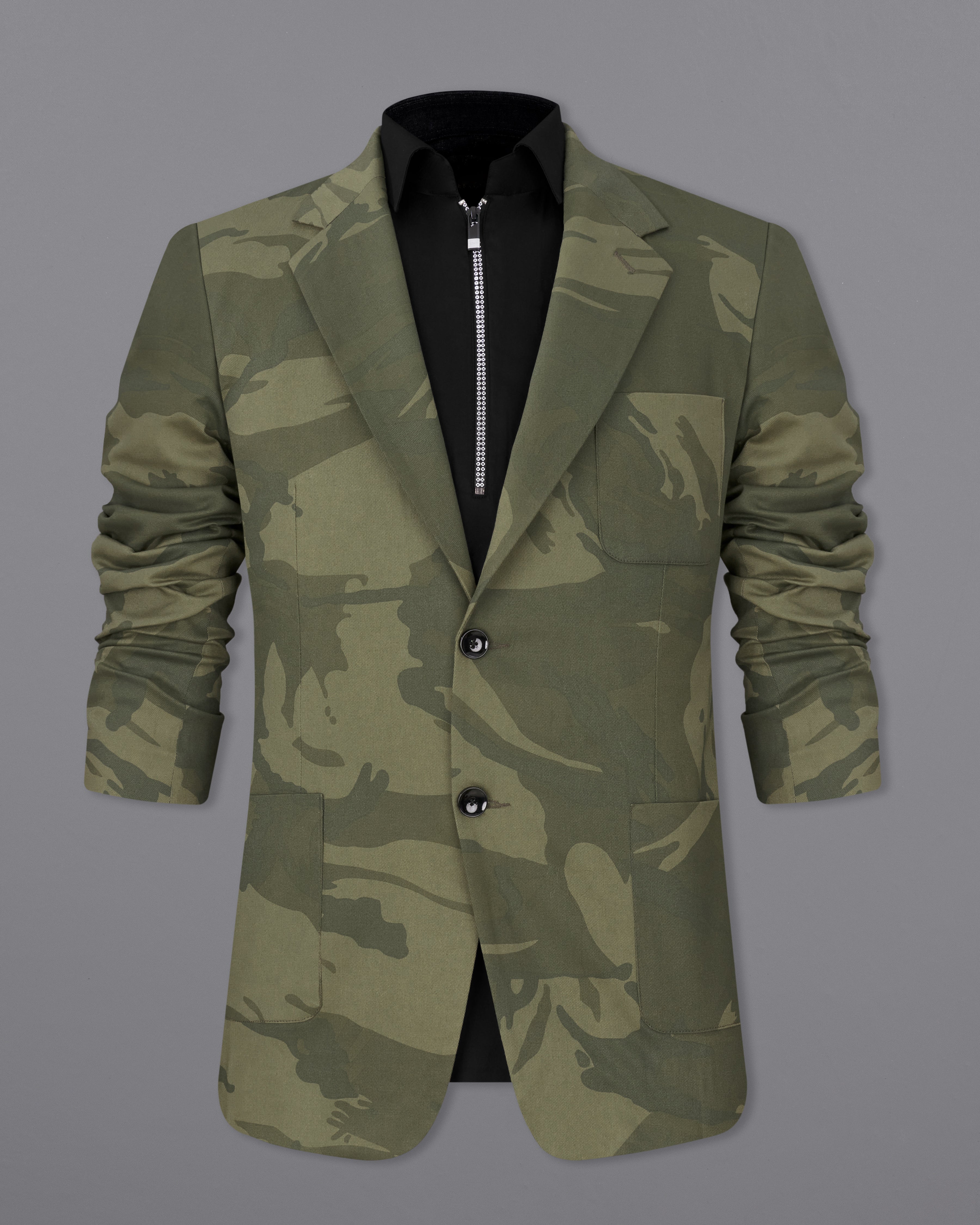 Sandstone with Taupe Green Camouflage Premium Cotton Designer Sports Blazer BL2302-SB-PP-36, BL2302-SB-PP-38, BL2302-SB-PP-40, BL2302-SB-PP-42, BL2302-SB-PP-44, BL2302-SB-PP-46, BL2302-SB-PP-48, BL2302-SB-PP-50, BL2302-SB-PP-52, BL2302-SB-PP-54, BL2302-SB-PP-56, BL2302-SB-PP-58, BL2302-SB-PP-60