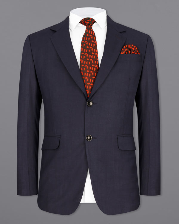 Thunder Navy Blue Single Breasted Blazer BL2309-SB-36, BL2309-SB-38, BL2309-SB-40, BL2309-SB-42, BL2309-SB-44, BL2309-SB-46, BL2309-SB-48, BL2309-SB-50, BL2309-SB-52, BL2309-SB-54, BL2309-SB-56, BL2309-SB-58, BL2309-SB-60