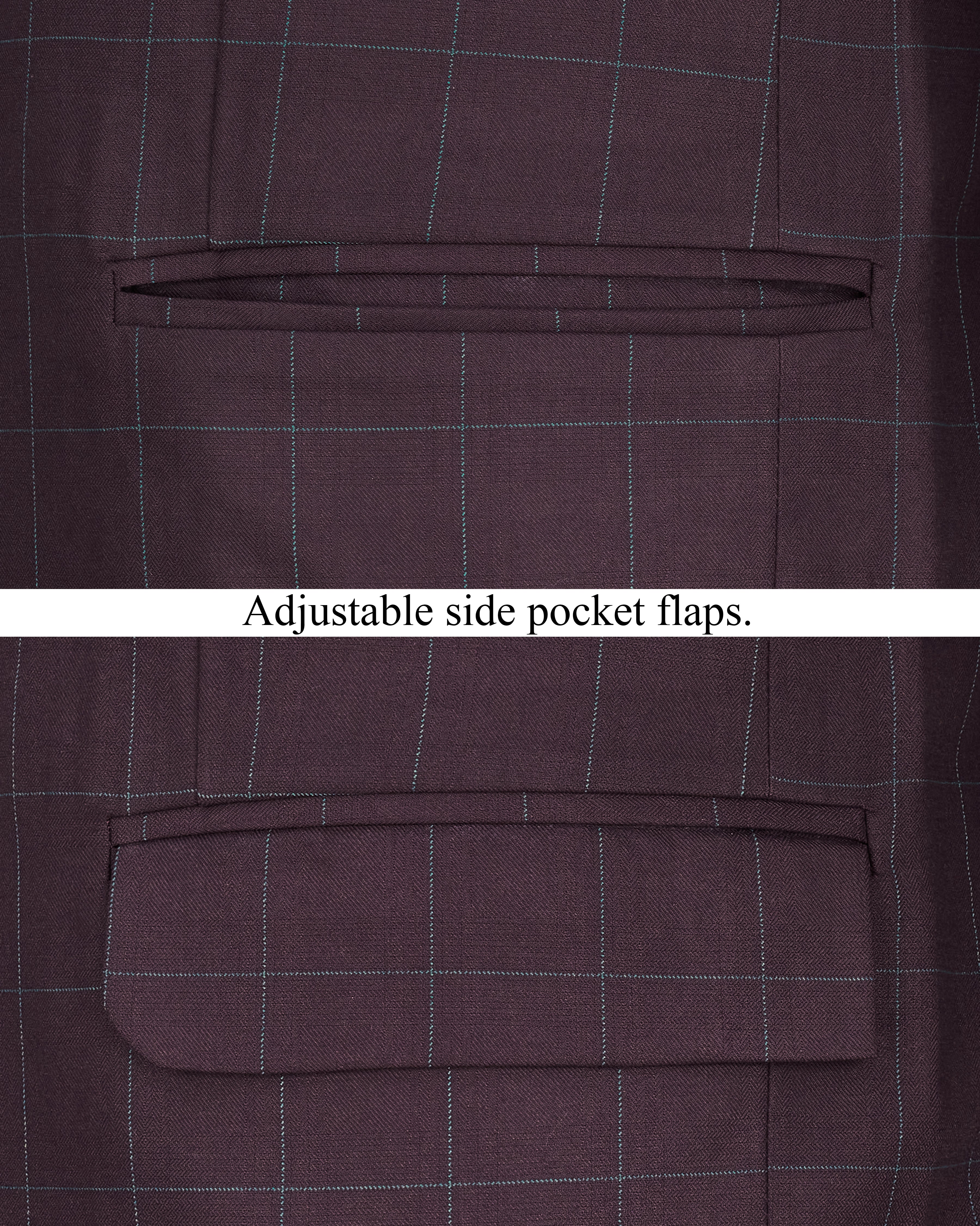 Thunder Maroon Windowpane Cross Buttoned Bandhgala Blazer BL2332-CBG-36, BL2332-CBG-38, BL2332-CBG-40, BL2332-CBG-42, BL2332-CBG-44, BL2332-CBG-46, BL2332-CBG-48, BL2332-CBG-50, BL2332-CBG-52, BL2332-CBG-54, BL2332-CBG-56, BL2332-CBG-58, BL2332-CBG-60