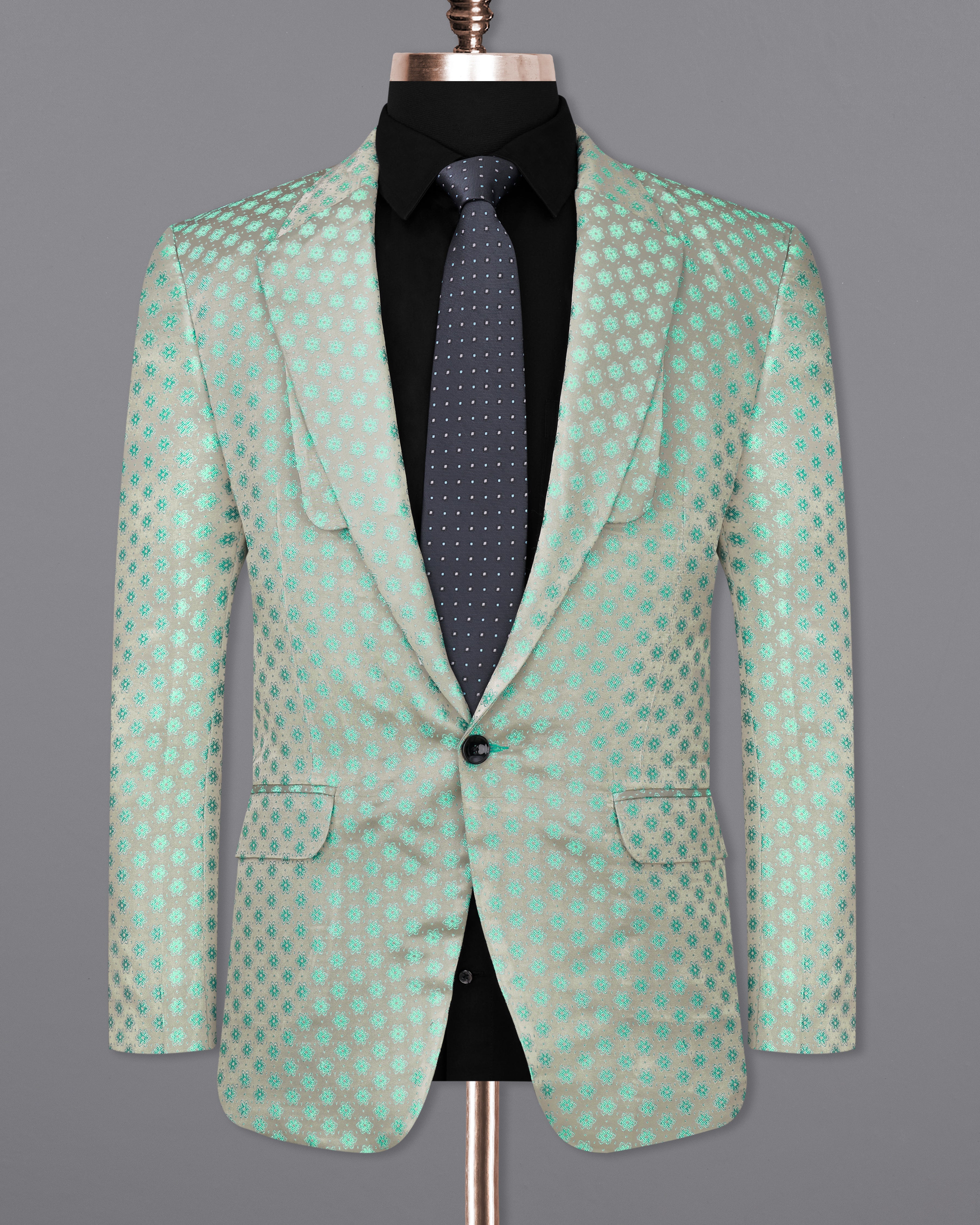 Persian with Celeste Green Jacquard Textured Designer Blazer BL2347-SB-D211-36, BL2347-SB-D211-38, BL2347-SB-D211-40, BL2347-SB-D211-42, BL2347-SB-D211-44, BL2347-SB-D211-46, BL2347-SB-D211-48, BL2347-SB-D211-50, BL2347-SB-D211-52, BL2347-SB-D211-54, BL2347-SB-D211-56, BL2347-SB-D211-58, BL2347-SB-D211-60