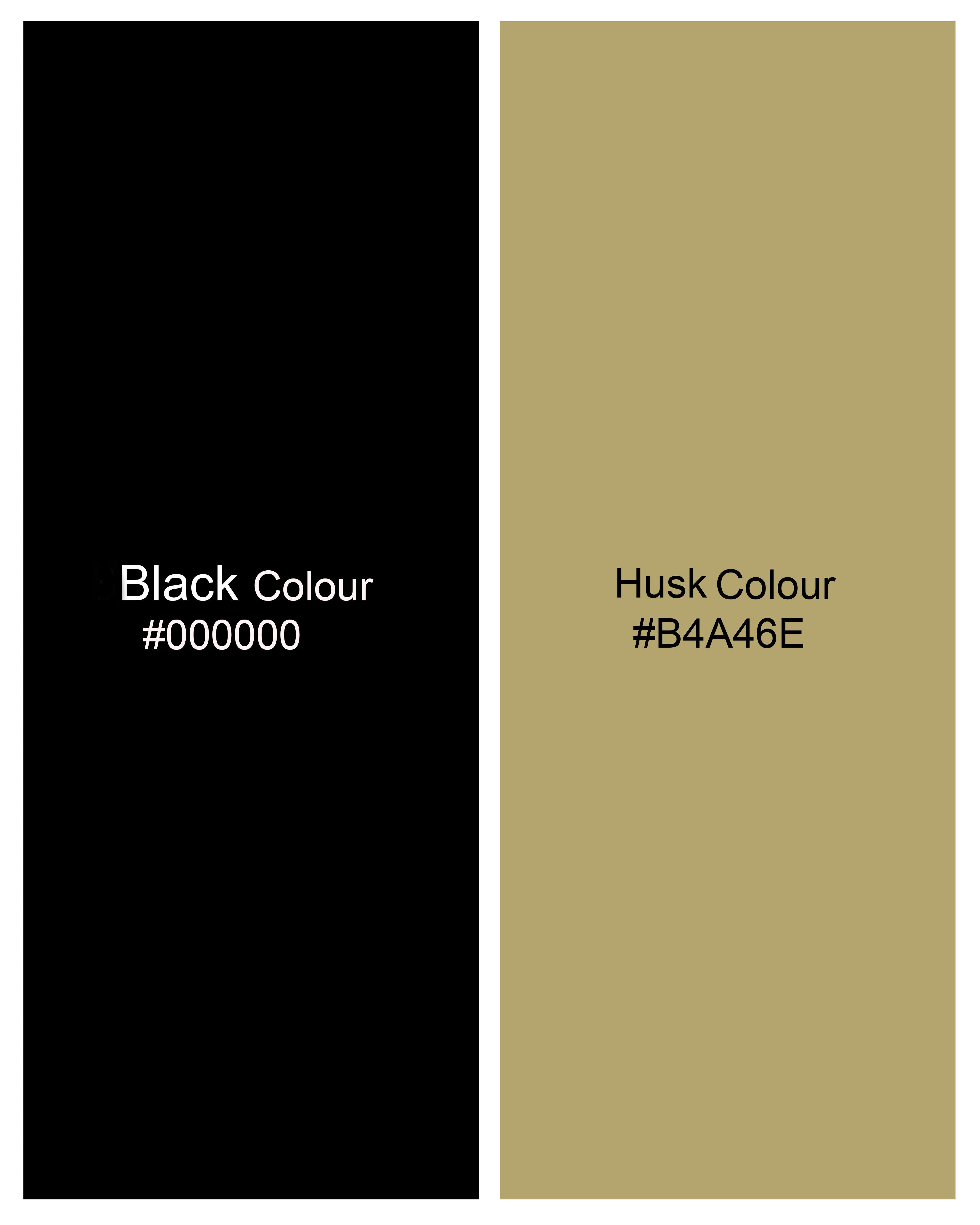 Jade Black and Husk Brown with Tikki Work Bandhgala Blazer BL2406-BG-36, BL2406-BG-38, BL2406-BG-40, BL2406-BG-42, BL2406-BG-44, BL2406-BG-46, BL2406-BG-48, BL2406-BG-50, BL2406-BG-52, BL2406-BG-54, BL2406-BG-56, BL2406-BG-58, BL2406-BG-60		