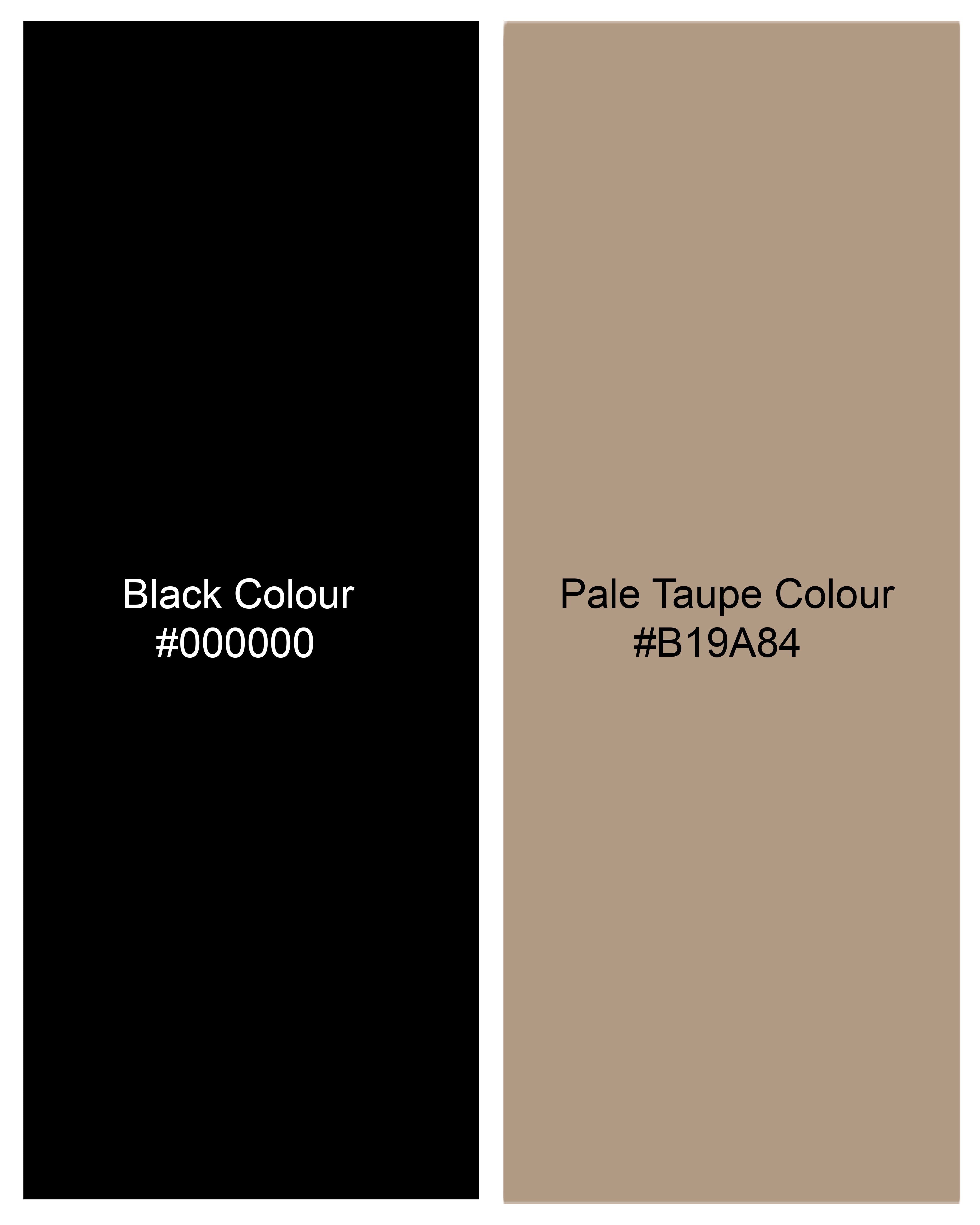Jade Black with Pale Taupe Brown Cotton Thread Embroidered Bandhgala Blazer BL2414-BG-36,BL2414-BG-38,BL2414-BG-40,BL2414-BG-42,BL2414-BG-44,BL2414-BG-46,BL2414-BG-48,BL2414-BG-50,BL2414-BG-52,BL2414-BG-54,BL2414-BG-56,BL2414-BG-58,BL2414-BG-60