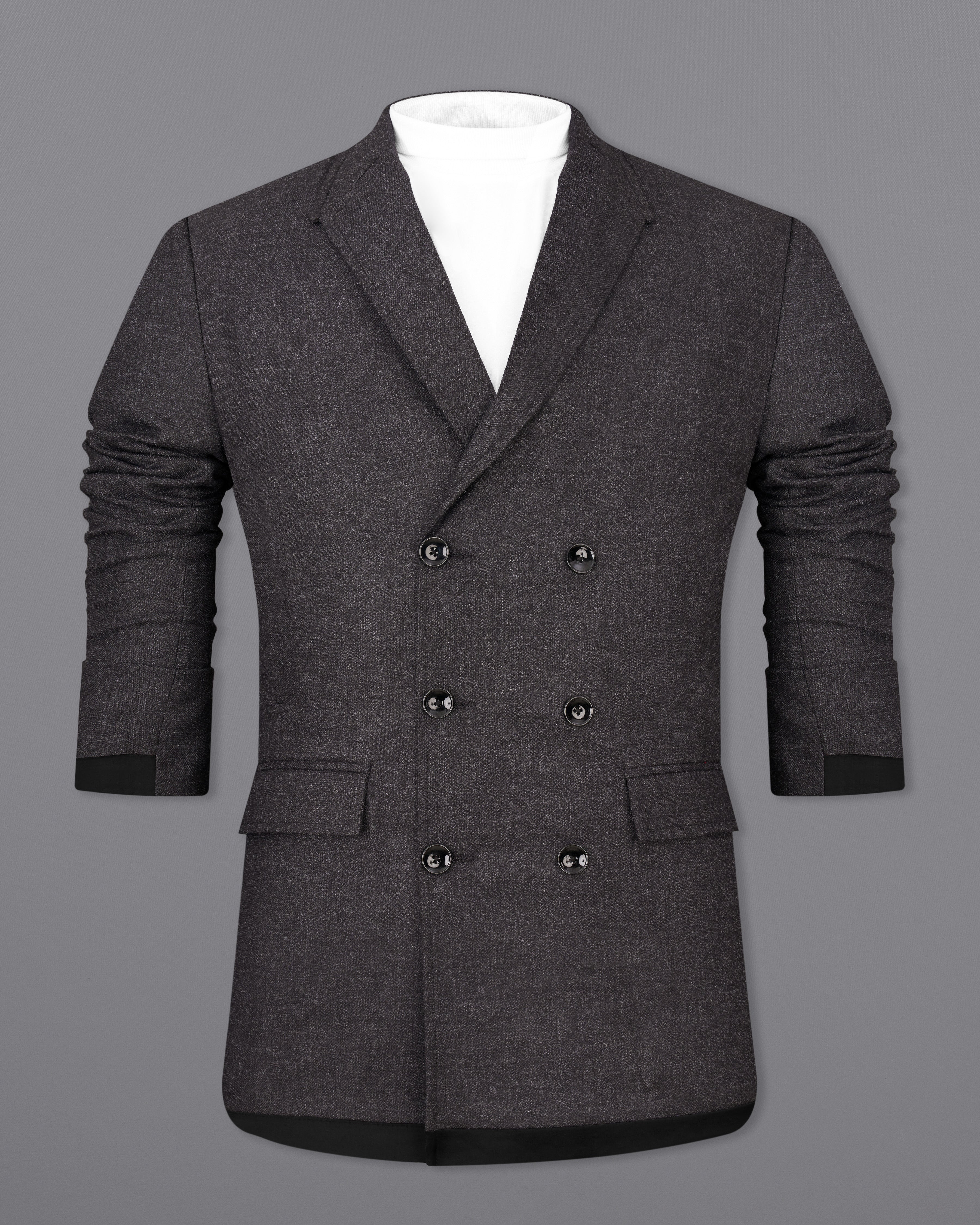  Bleached Gray Wool Rich Double Breasted Blazer BL2441-DB-D240-36,BL2441-DB-D240-38,BL2441-DB-D240-40,BL2441-DB-D240-42,BL2441-DB-D240-44,BL2441-DB-D240-46,BL2441-DB-D240-48,BL2441-DB-D240-50,BL2441-DB-D240-52,BL2441-DB-D240-54,BL2441-DB-D240-56,BL2441-DB-D240-58,BL2441-DB-D240-60