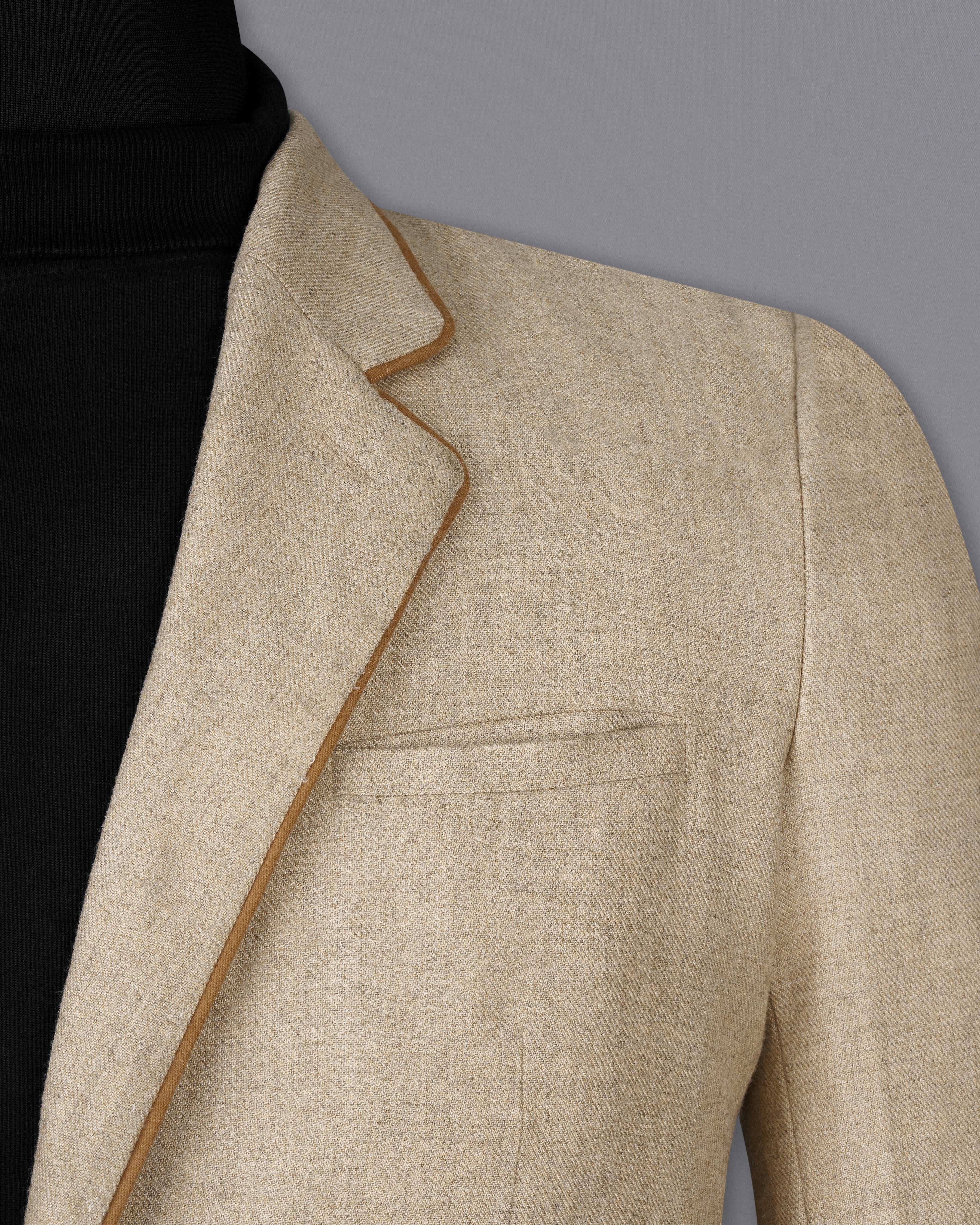 Bronco Brown Wool Rich Blazer