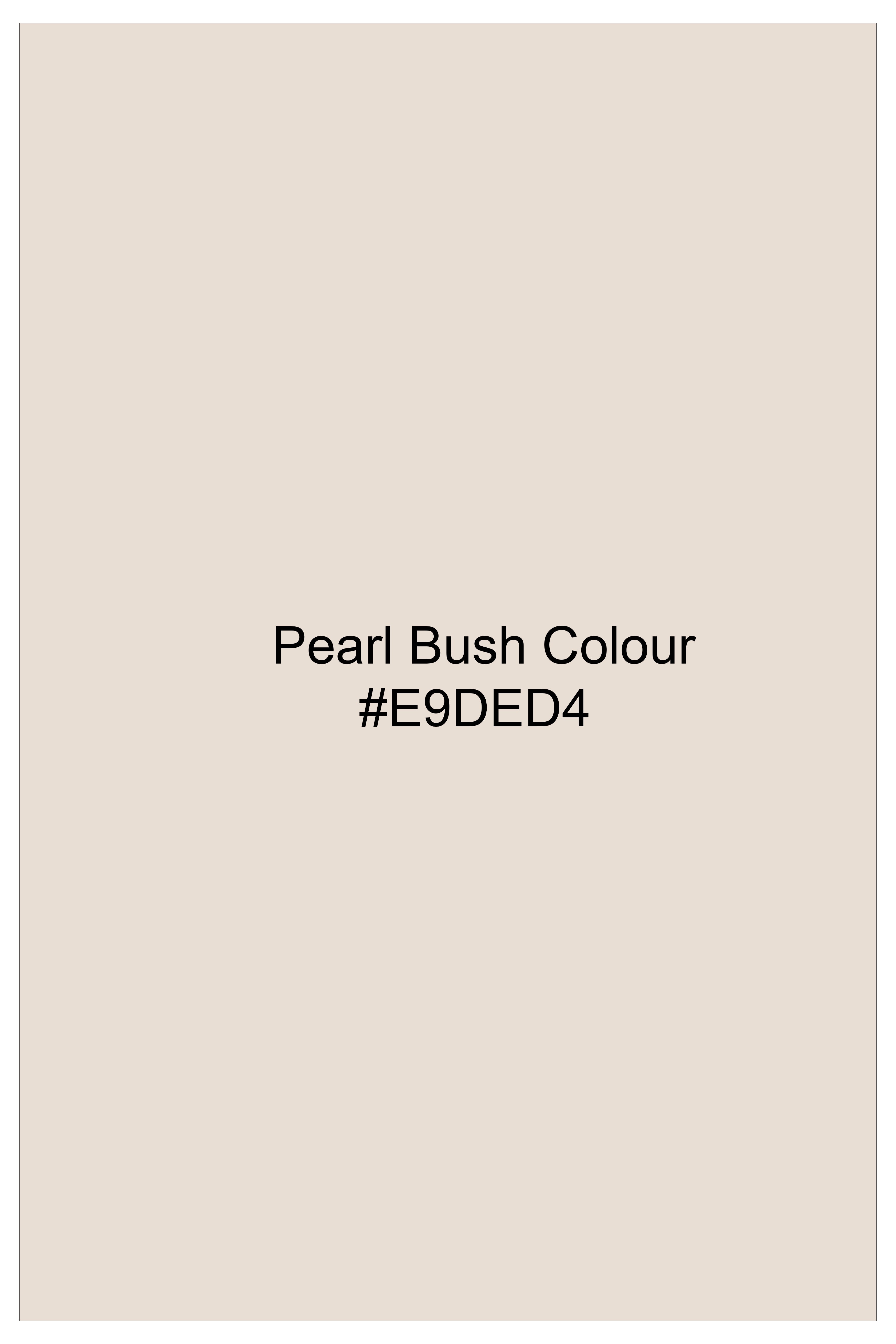 Pearl Bush Cream hexagon Designer Embroidered Cross Placket Bandhgala Jodhpuri