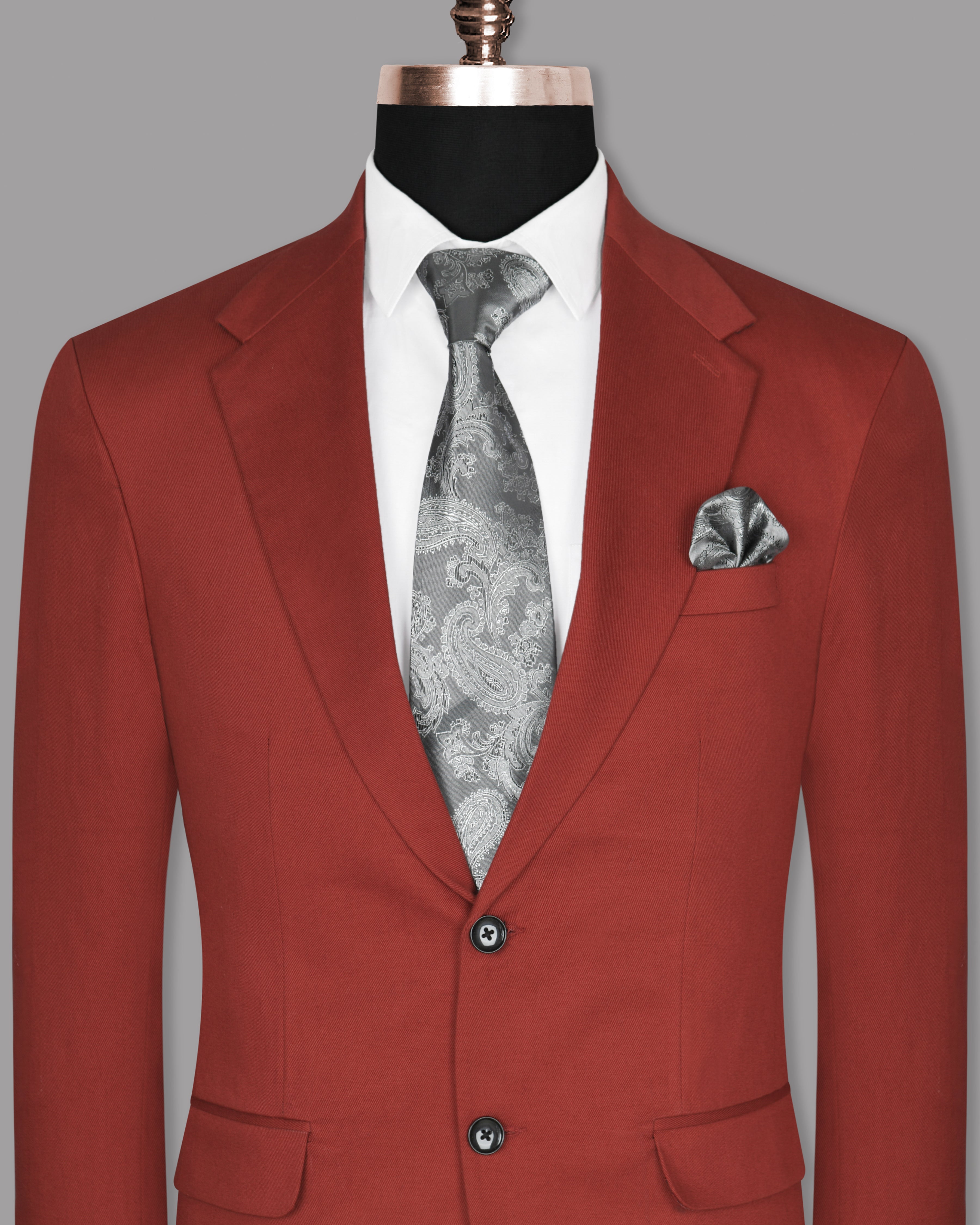 Rust Red Premium Cotton Sport Blazer BL861-SB-36, BL861-SB-38, BL861-SB-44, BL861-SB-40, BL861-SB-42, BL861-SB-52, BL861-SB-60, BL861-SB-48, BL861-SB-54, BL861-SB-56, BL861-SB-58, BL861-SB-46, BL861-SB-50