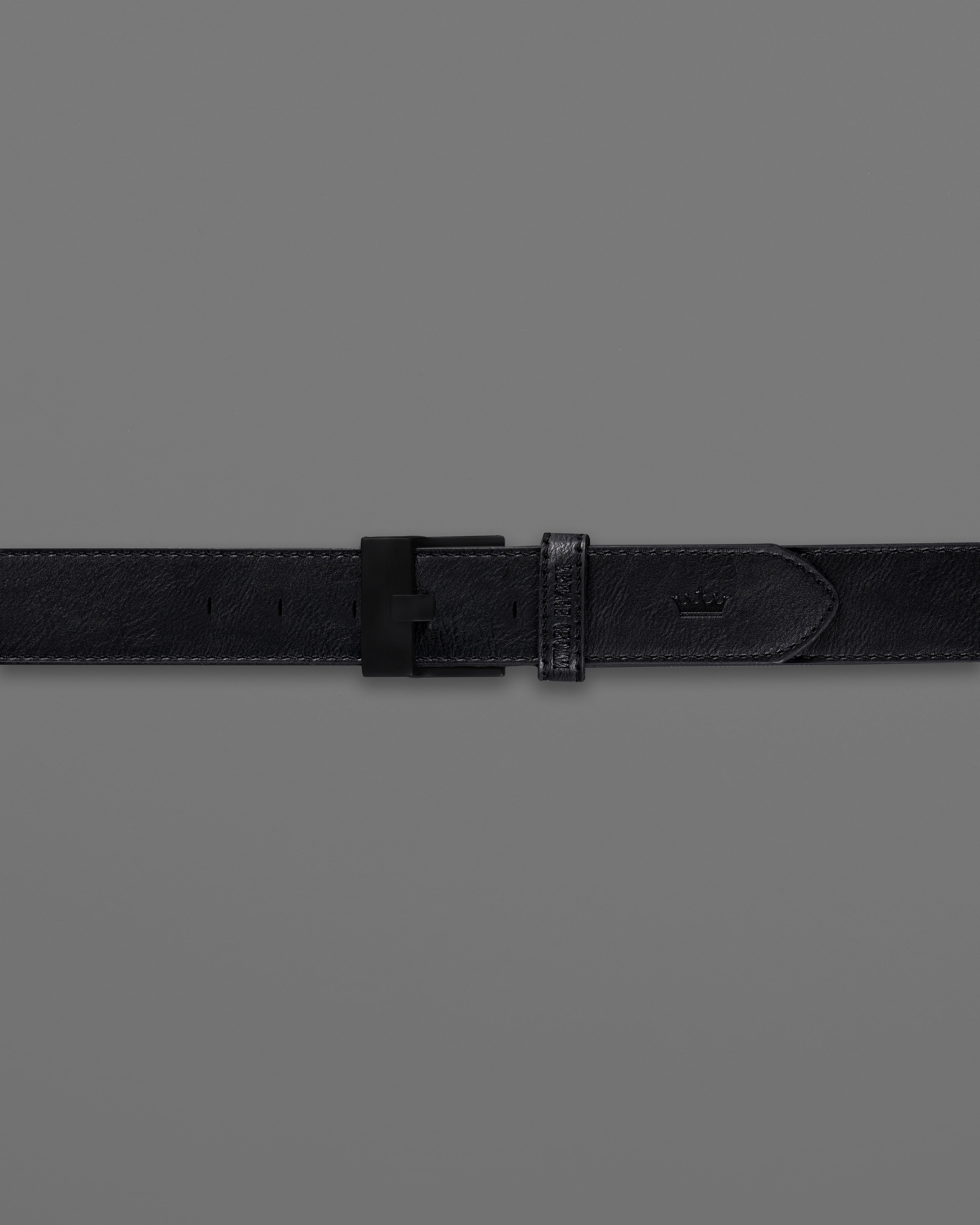 Jade Black Leather Free Lightweight Handcrafted Belt BT103-28, BT103-30, BT103-32, BT103-34, BT103-36, BT103-38