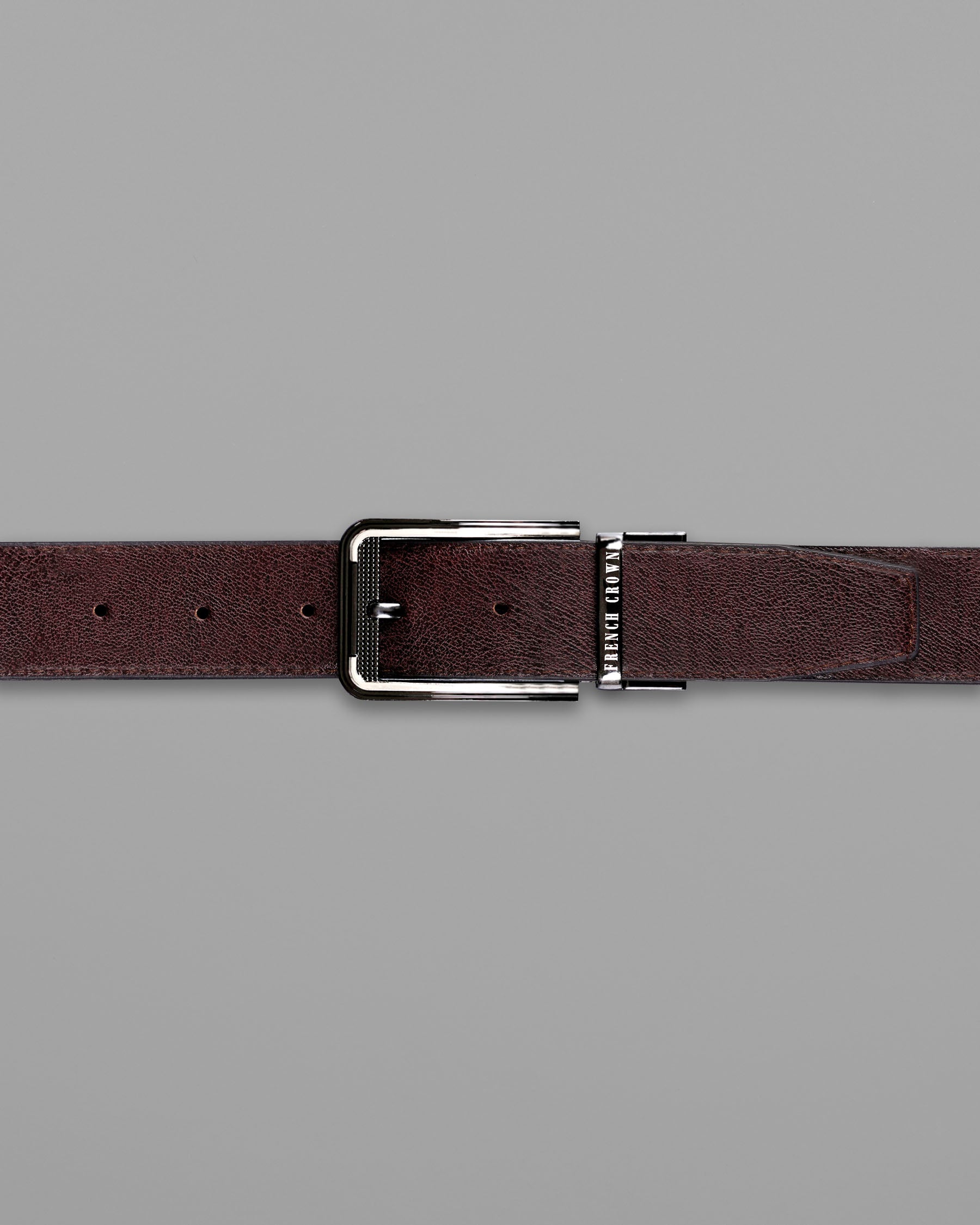 Glossy grey with Silver Buckle Reversible jade Black and Brown Vegan Leather Handcrafted Belt BT032-28, BT032-30, BT032-32, BT032-34, BT032-36, BT032-38