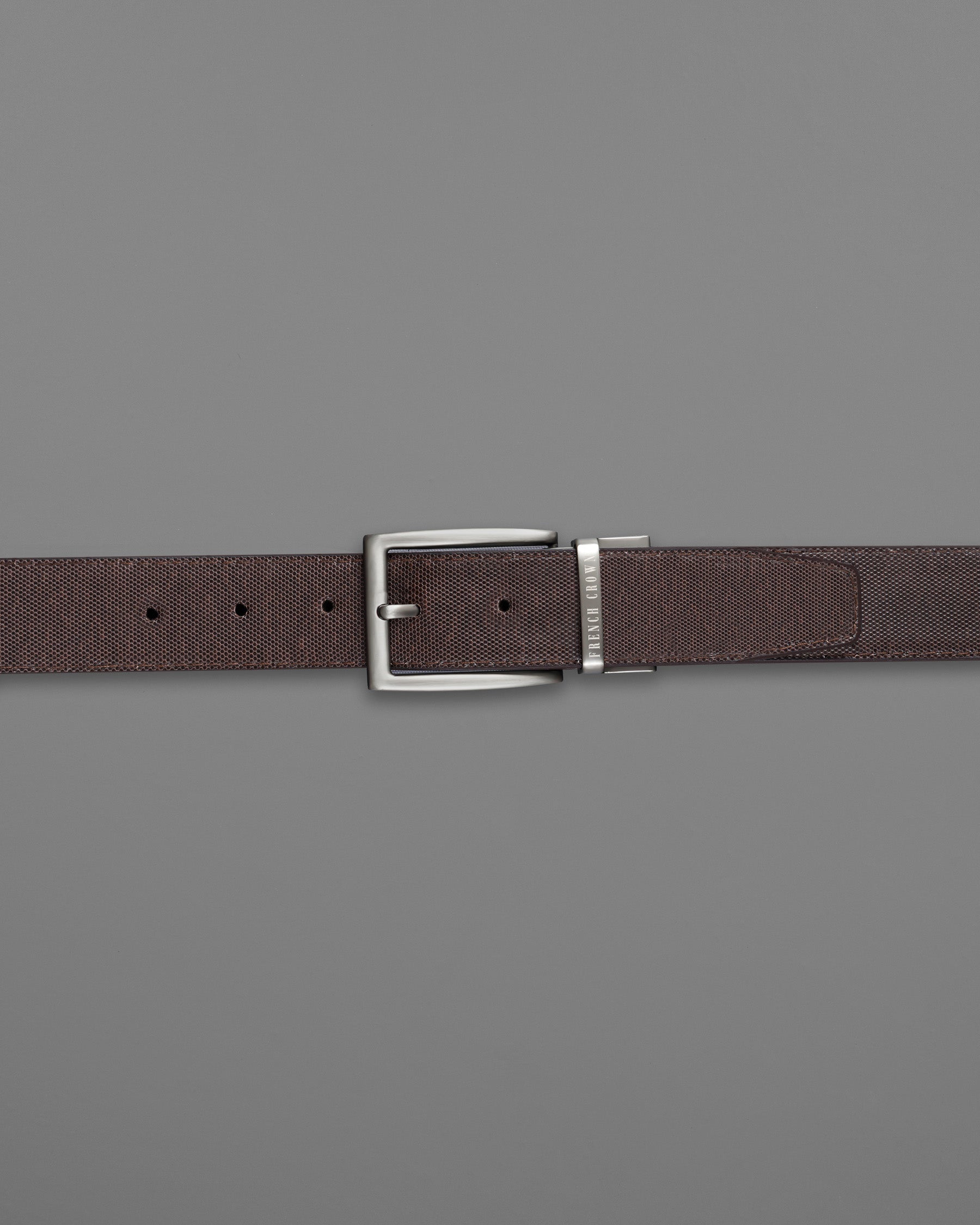 Silver Buckle with Jade Black and Brown Leather Free Handcrafted Reversible Belt BT053-28, BT053-30, BT053-32, BT053-34, BT053-36, BT053-38