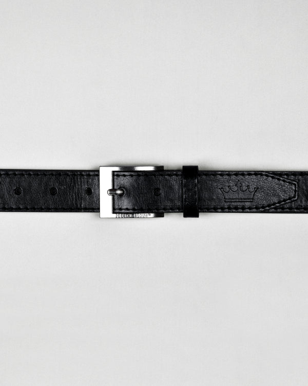Jade Black Vegan Leather Lightweight Belt BT03-30, BT03-32, BT03-34, BT03-28, BT03-38, BT03-36
