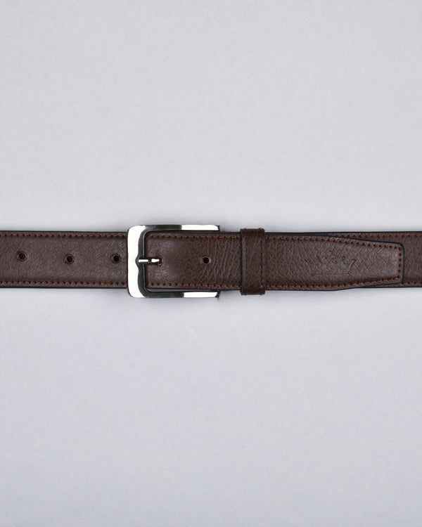 Tan Textured Vegan Leather Handcrafted Belt BT17-28, BT17-32, BT17-36, BT17-38, BT17-34, BT17-30