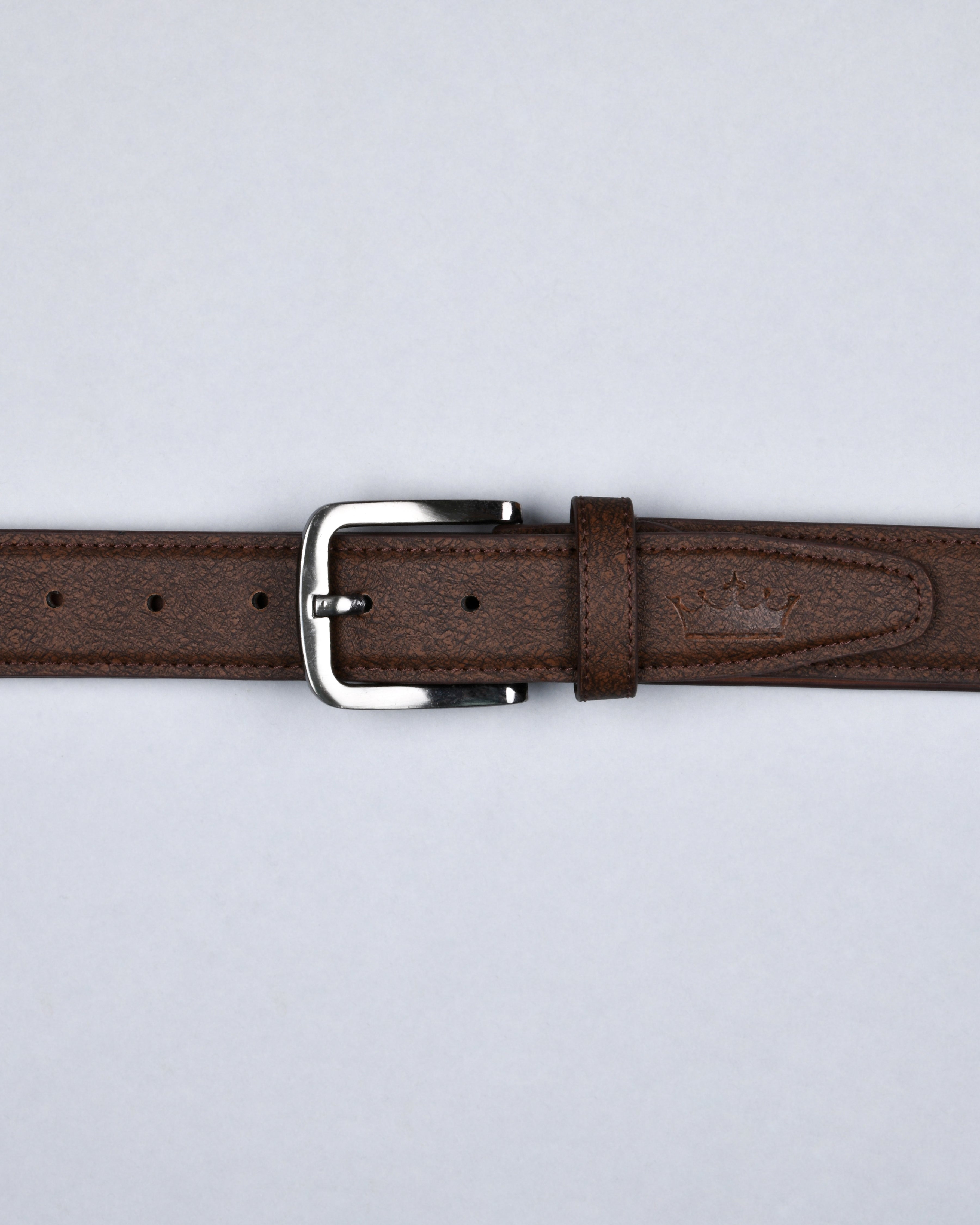 Tan with Brown Colour Spray Textured Vegan Leather Handcrafted Belt BT22-36, BT22-32, BT22-28, BT22-38, BT22-34, BT22-30