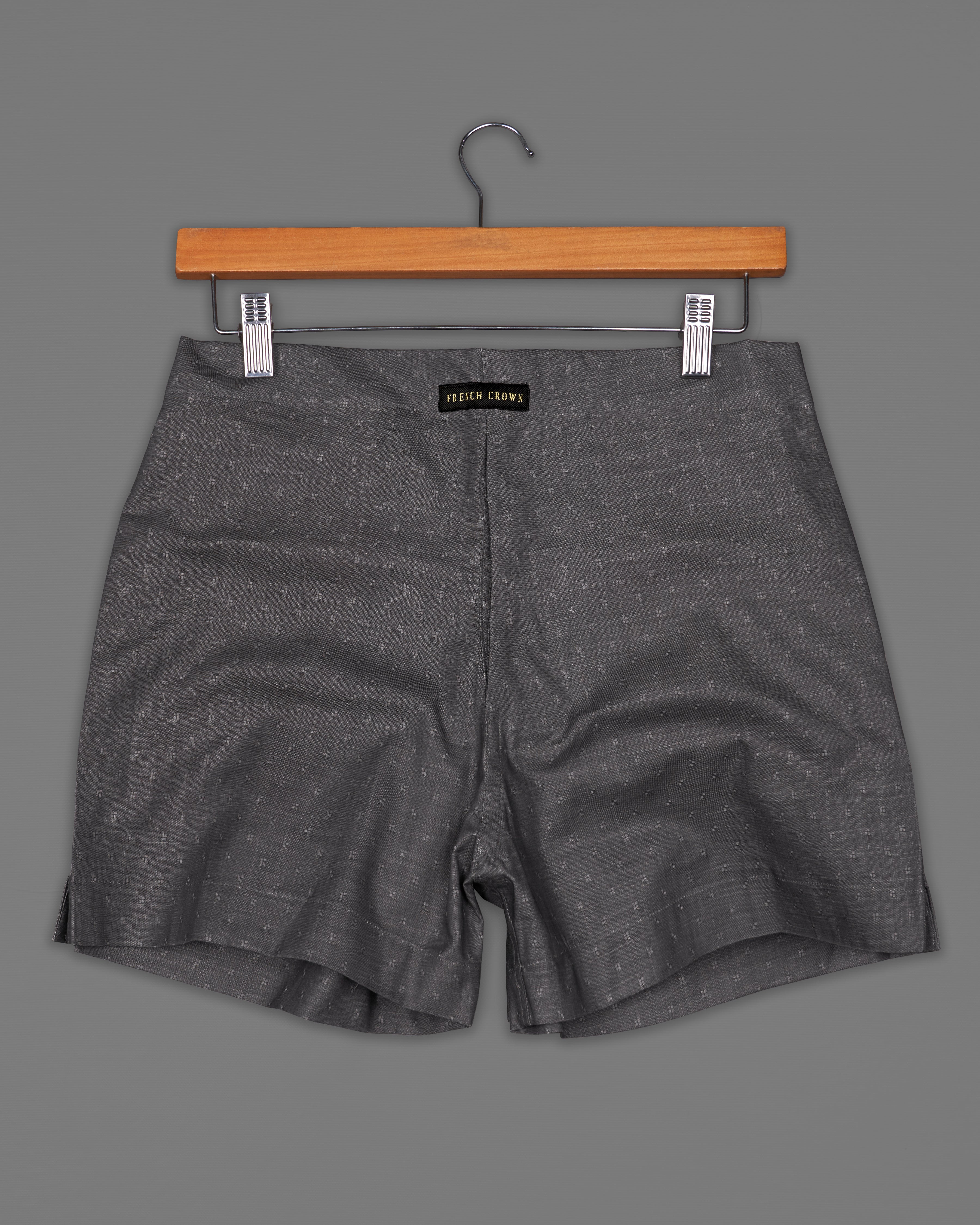 Thunder Maroon with Cosmic Pink Plaid and Gravel Gray Luxurious Linen Boxers BX453-BX454-28, BX453-BX454-30, BX453-BX454-32, BX453-BX454-34, BX453-BX454-36, BX453-BX454-38, BX453-BX454-40, BX453-BX454-42, BX453-BX454-44