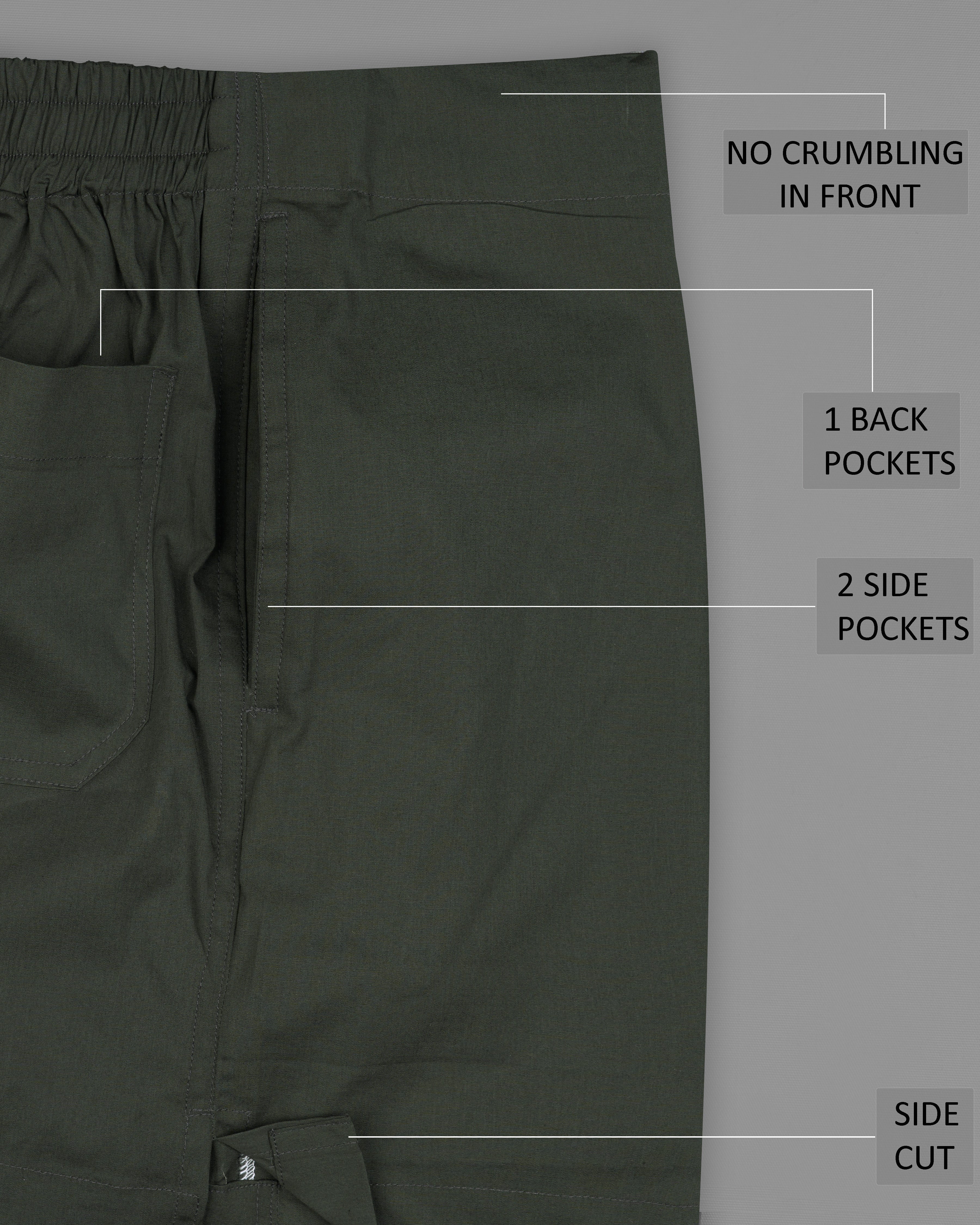 Tuatara Dark Green Premium Cotton Boxers BX496-28, BX496-30, BX496-32, BX496-34, BX496-36, BX496-38, BX496-40, BX496-42, BX496-44