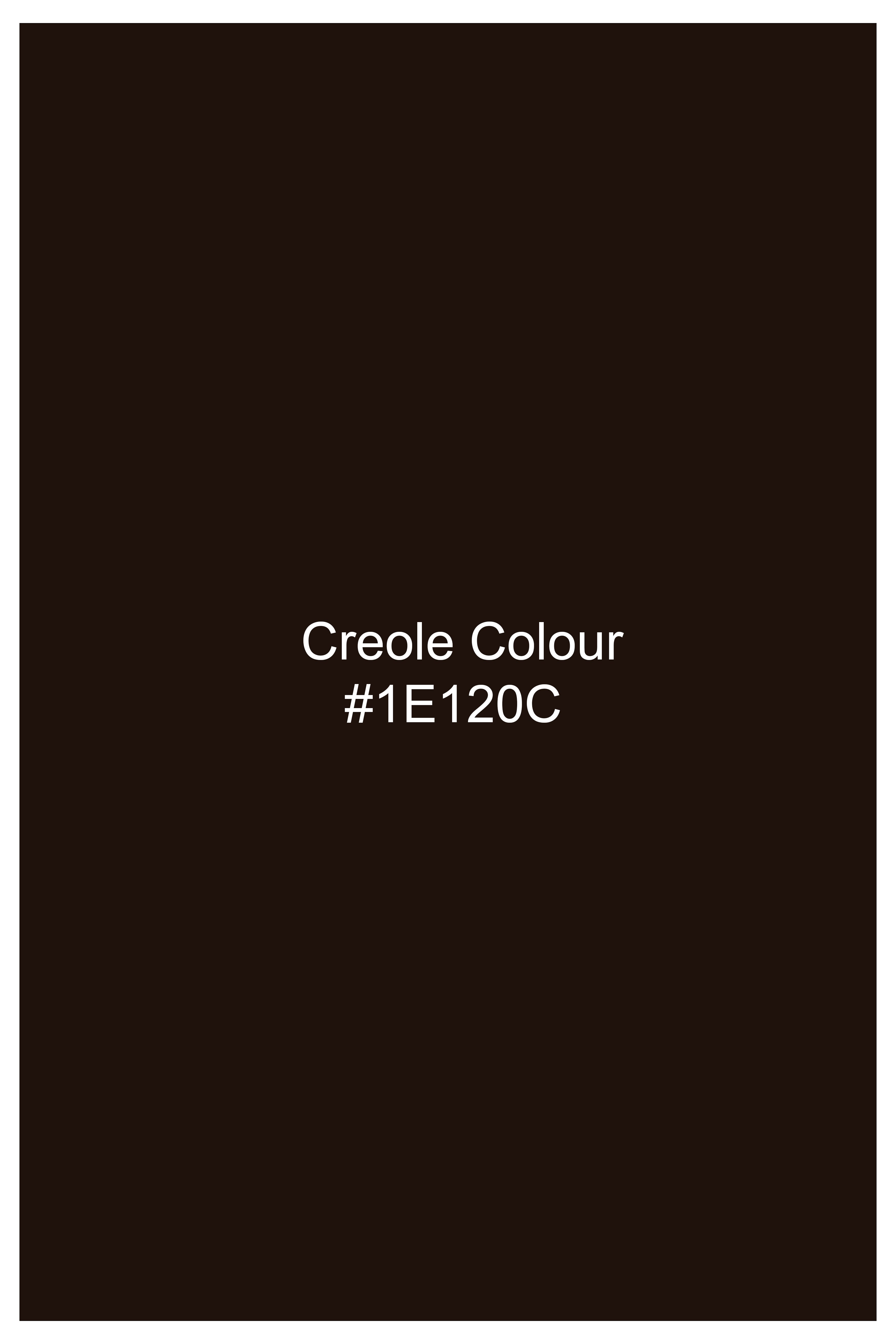 Creole Brown Solid Subtle Sheen Super Soft Premium Cotton Boxer