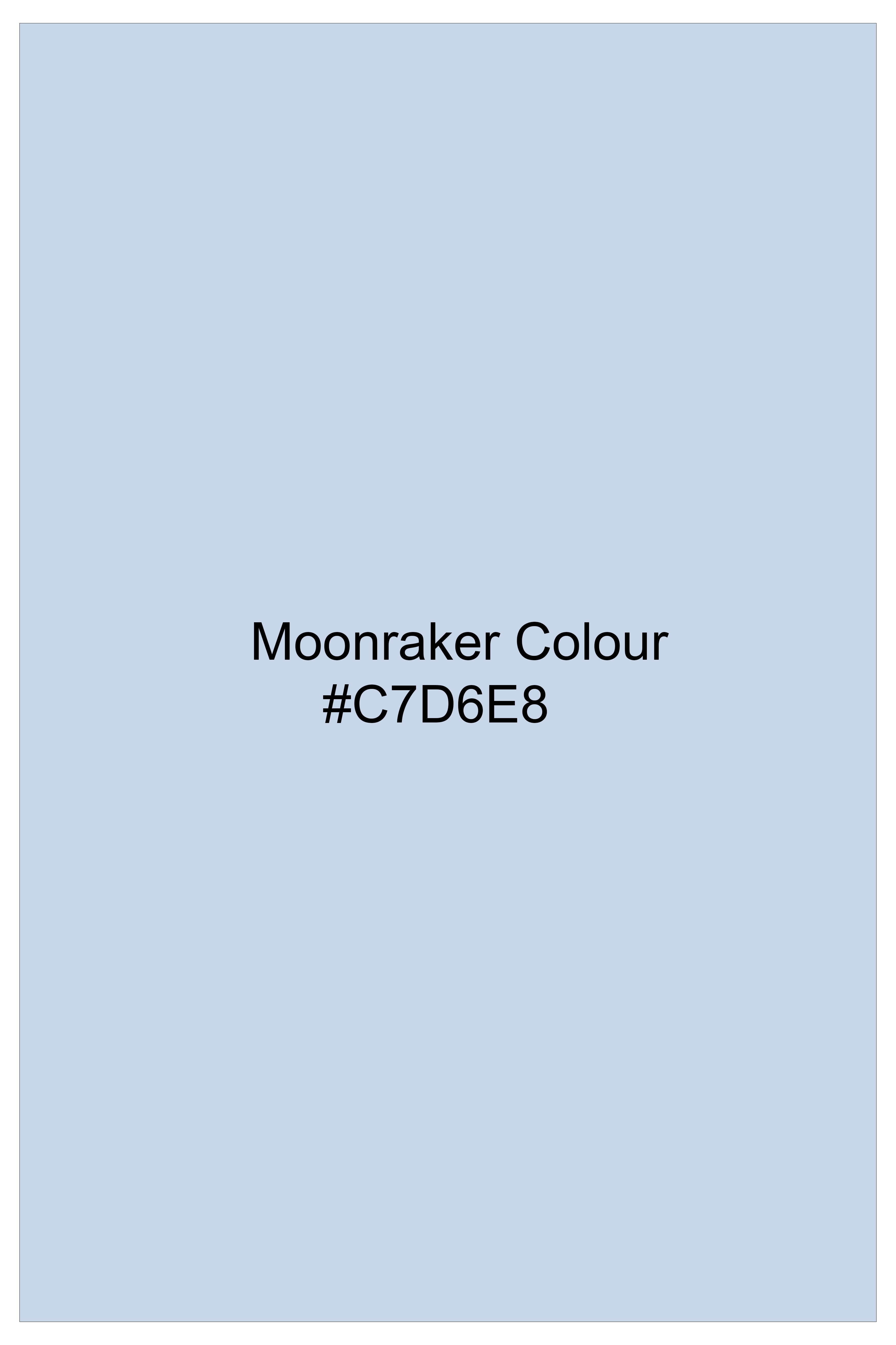 Moonraker Blue Solid Subtle Sheen Super Soft Premium Cotton Boxer