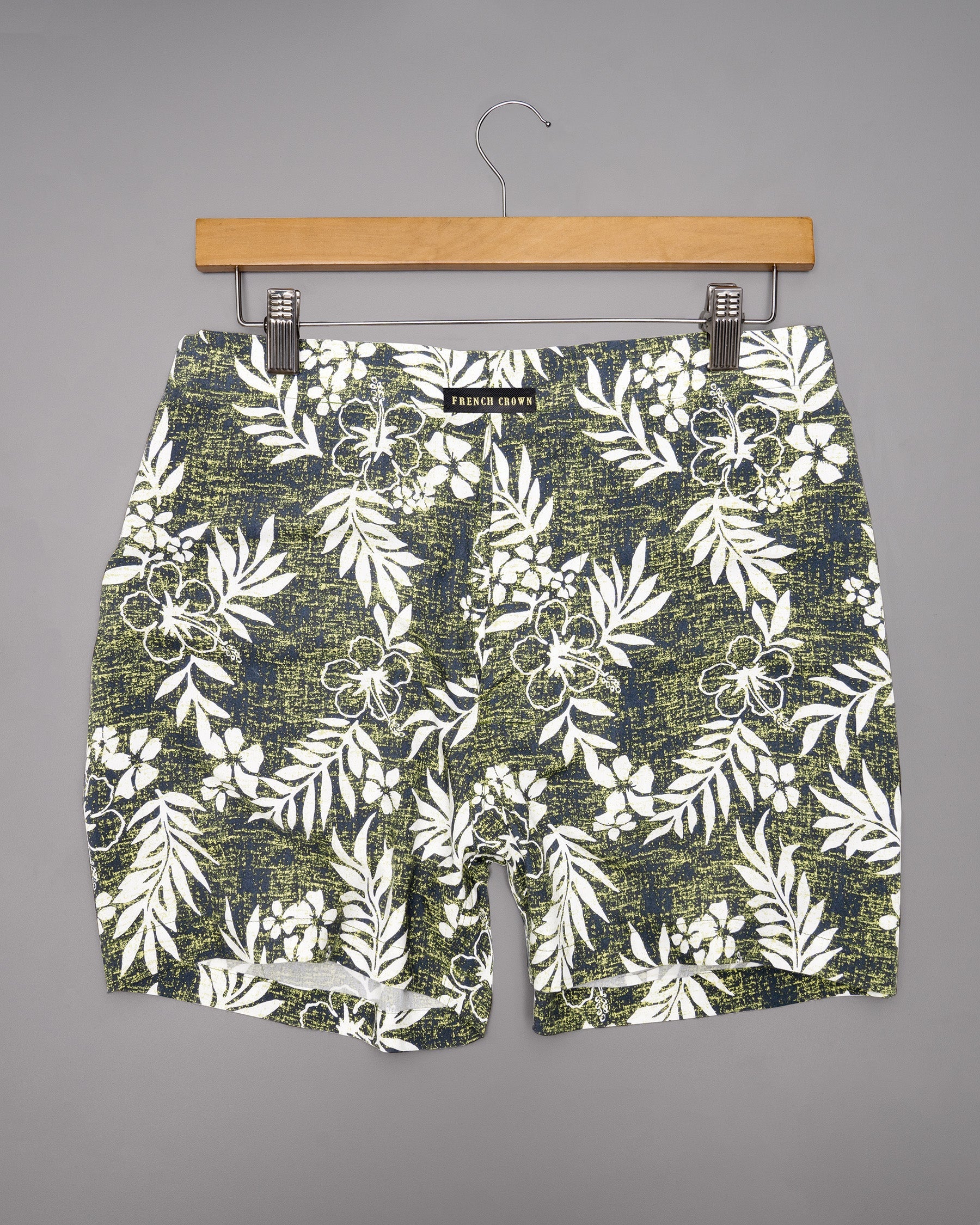 Mint Julep Leaves Printed and Desert Storm Printed Tencel Boxers CBX354-28, CBX354-30, CBX354-32, CBX354-34, CBX354-36, CBX354-38, CBX354-40, CBX354-42, CBX354-44