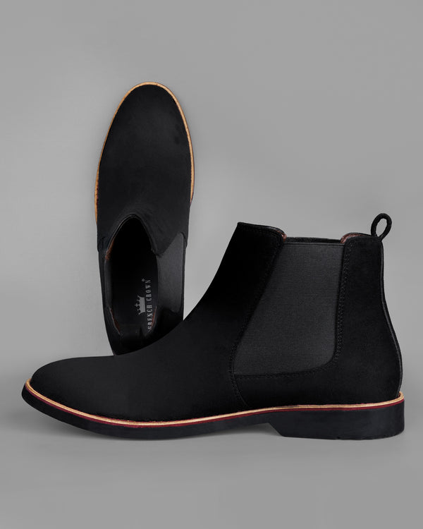 Jade Black suede Chelsea Boots FT066-6, FT066-7, FT066-8, FT066-9, FT066-10