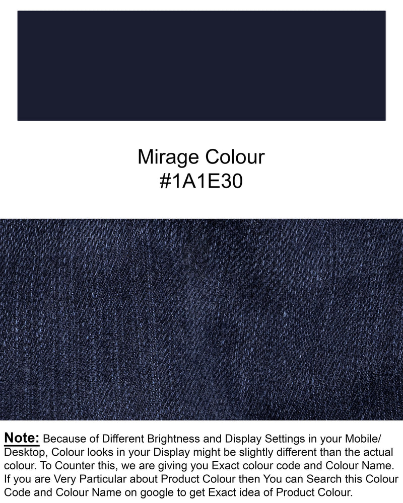 Mirage Blue Clean Look Stretchable Denim J112-32, J112-34, J112-36, J112-38, J112-40